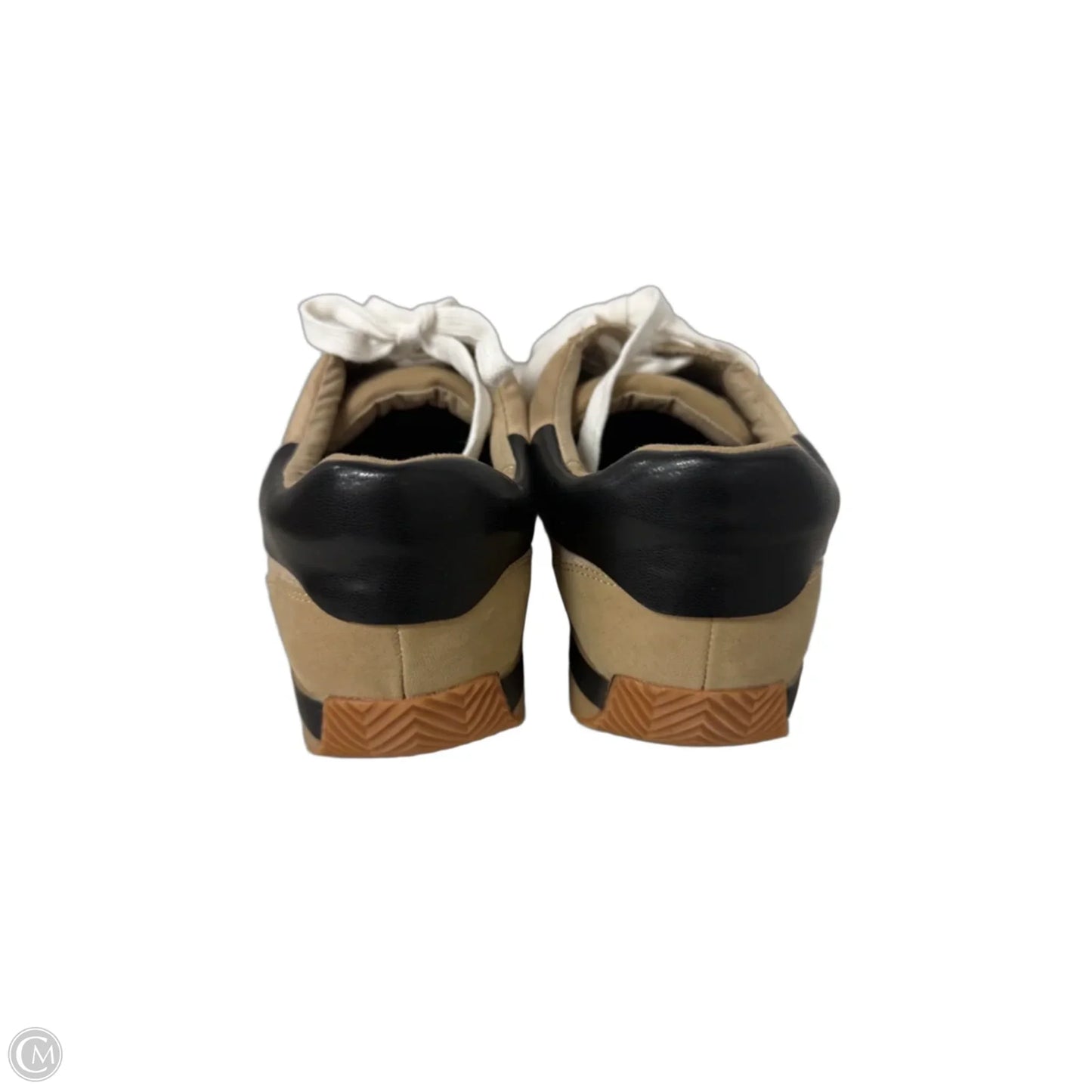 Shoes Sneakers By Loft In Black & Tan, Size: 8.5
