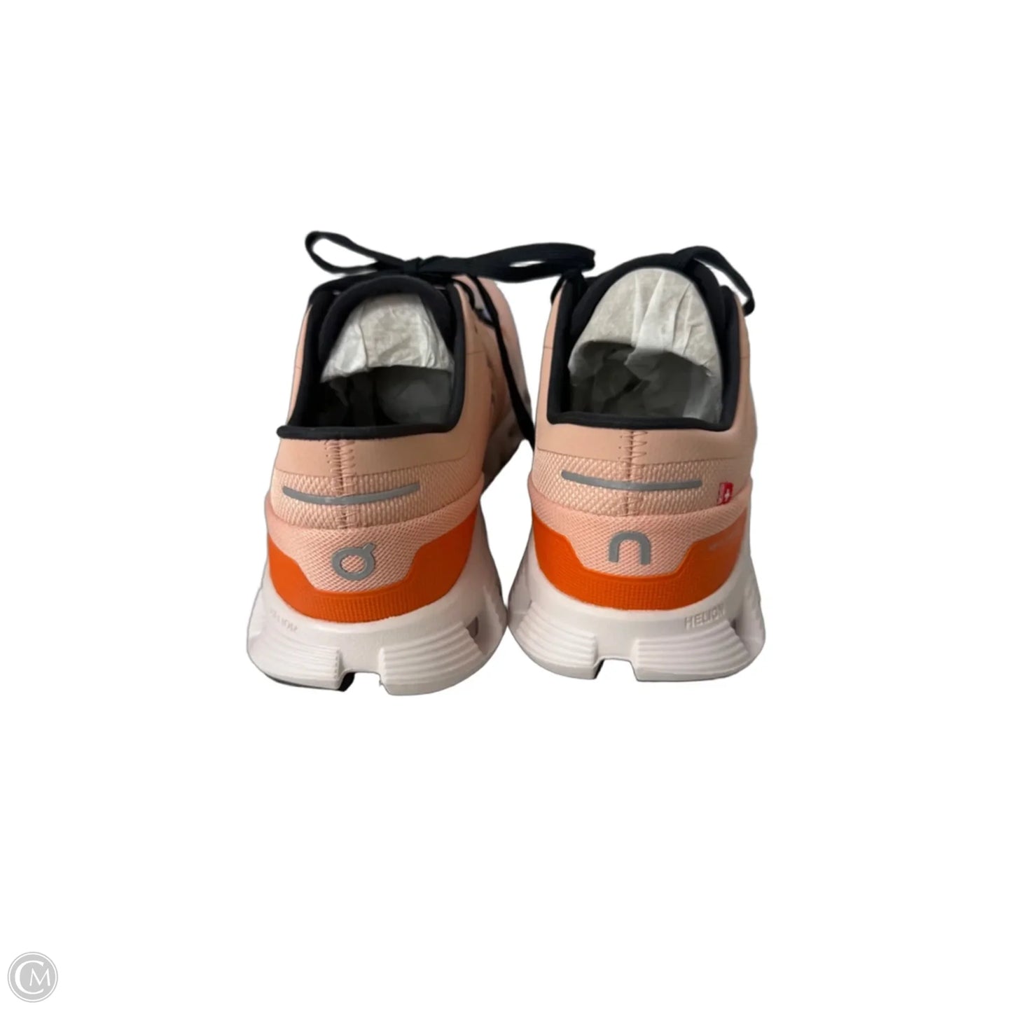 Shoes Athletic By On Cloud In Grey & Orange, Size: 9