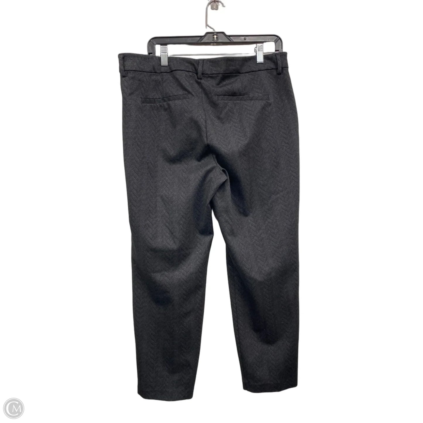 Pants Dress By Liverpool In Black & Grey, Size: 16