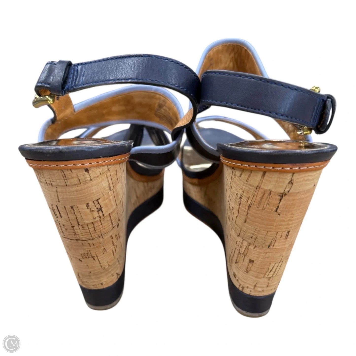 Sandals Designer By Coach In Blue, Size: 9