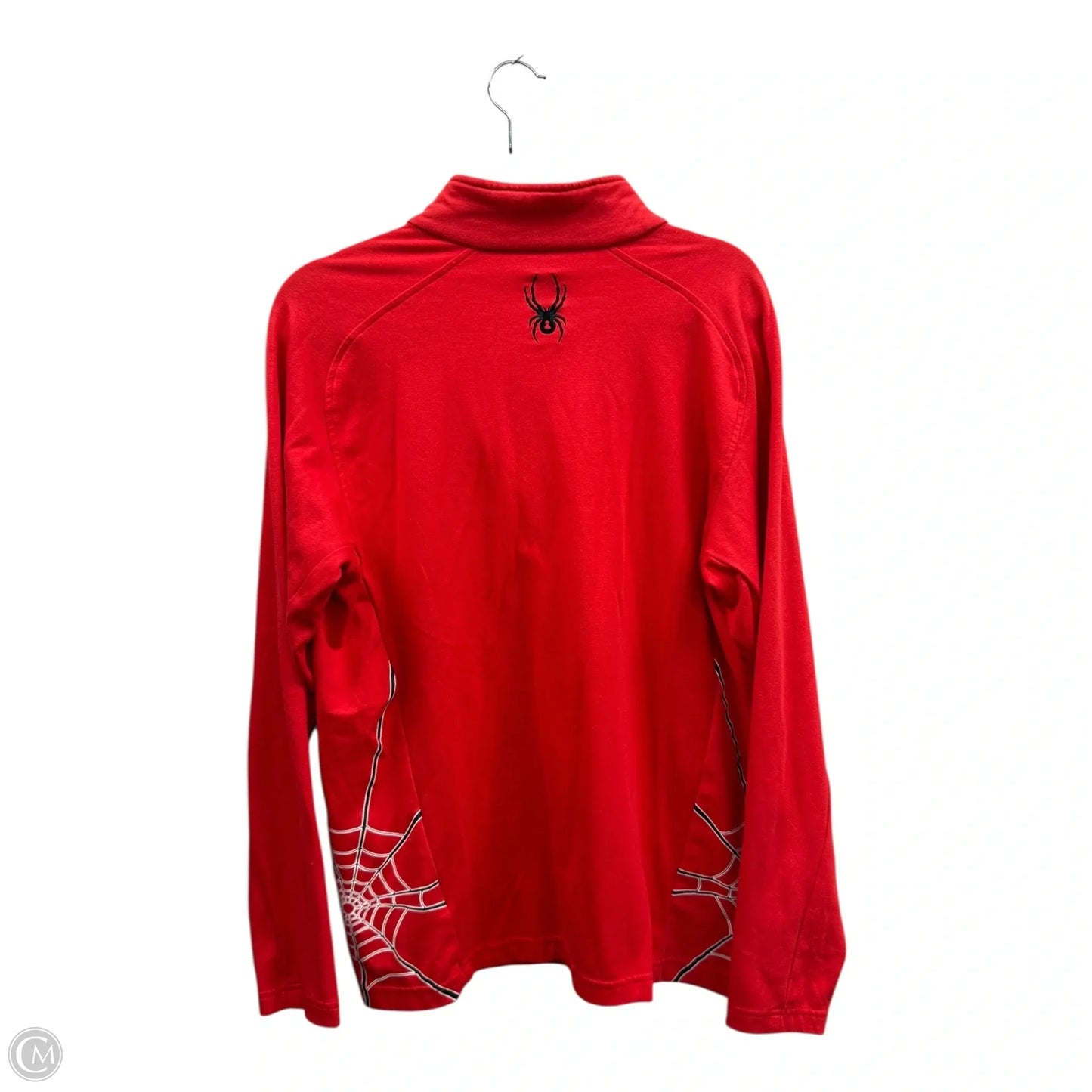 Athletic Jacket By Spyder In Red, Size: L