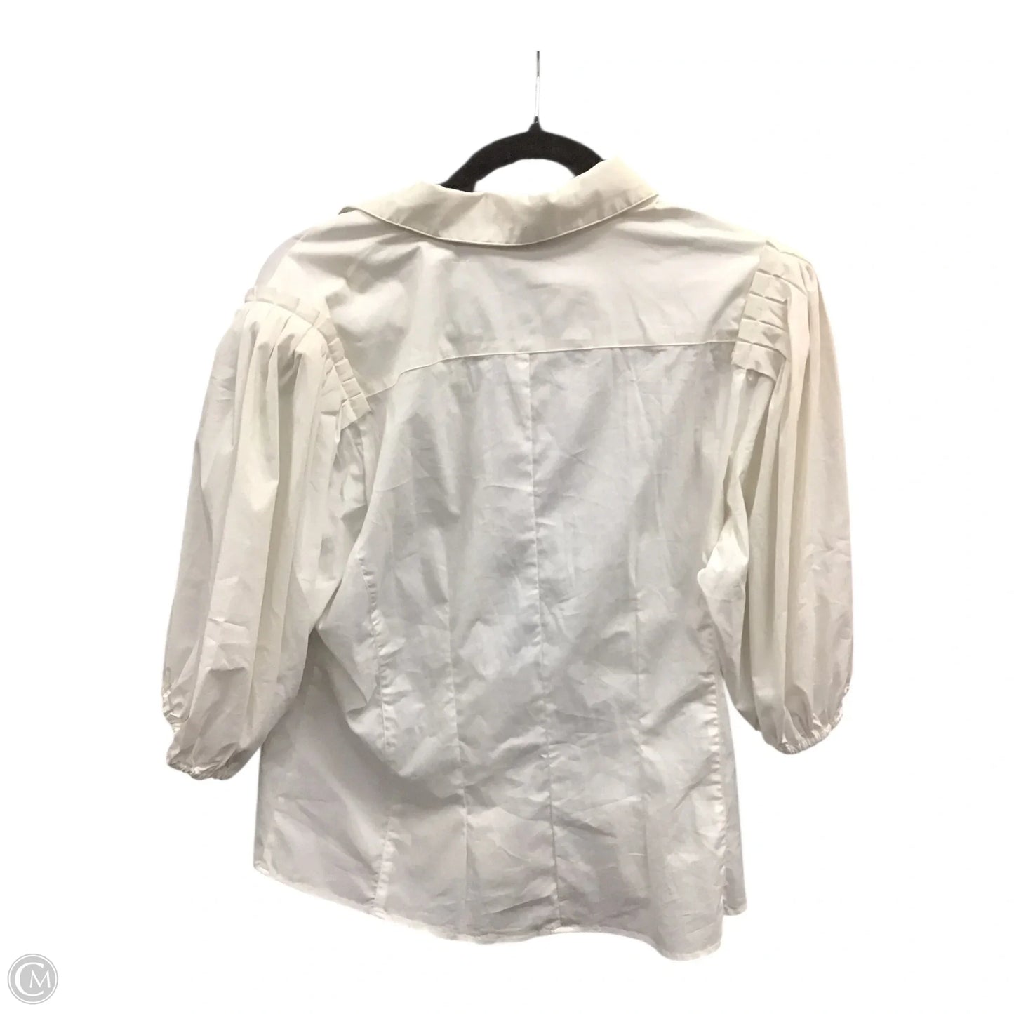 Top Short Sleeve By Cmb In Cream, Size: Xl