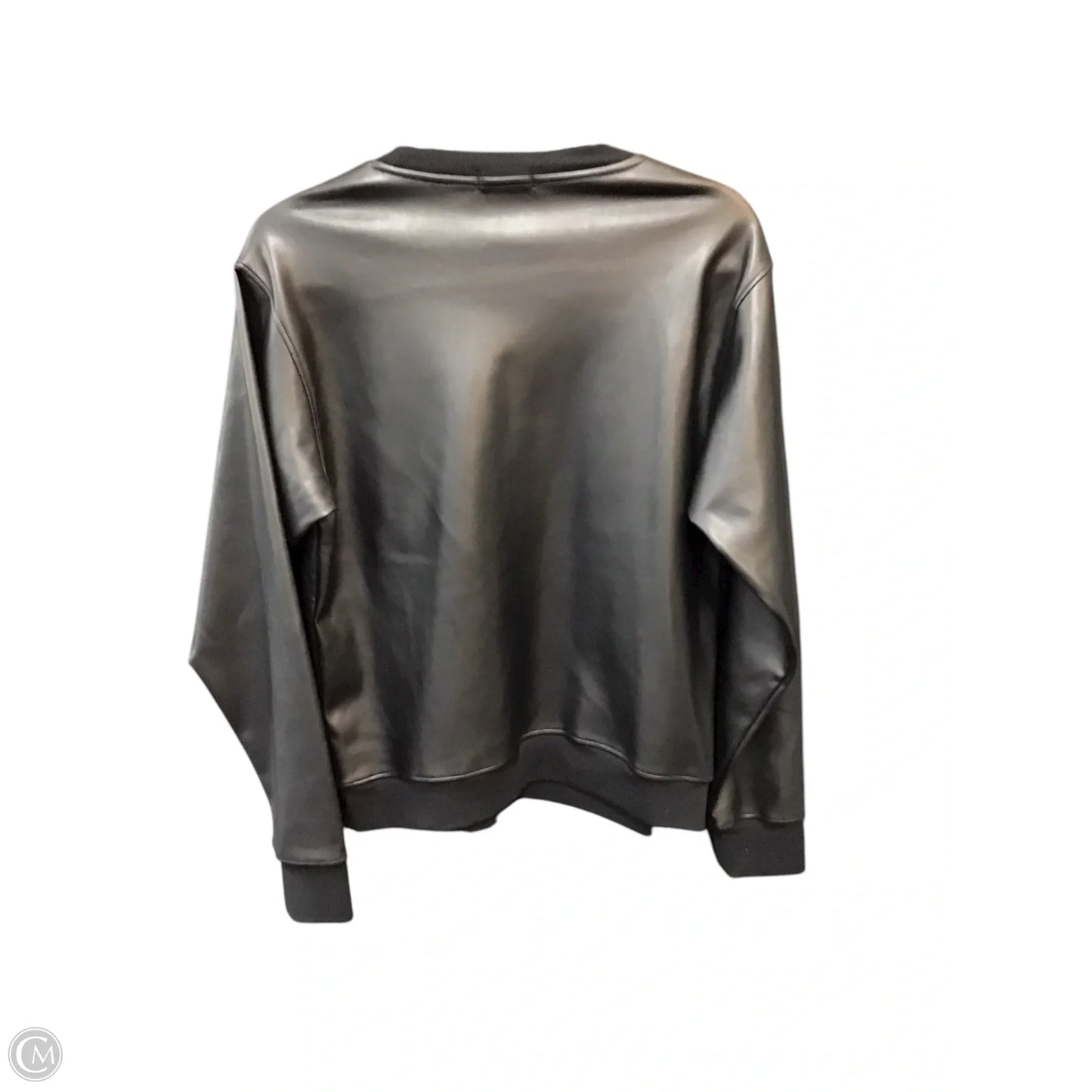 Top Long Sleeve By La Made In Black, Size: M
