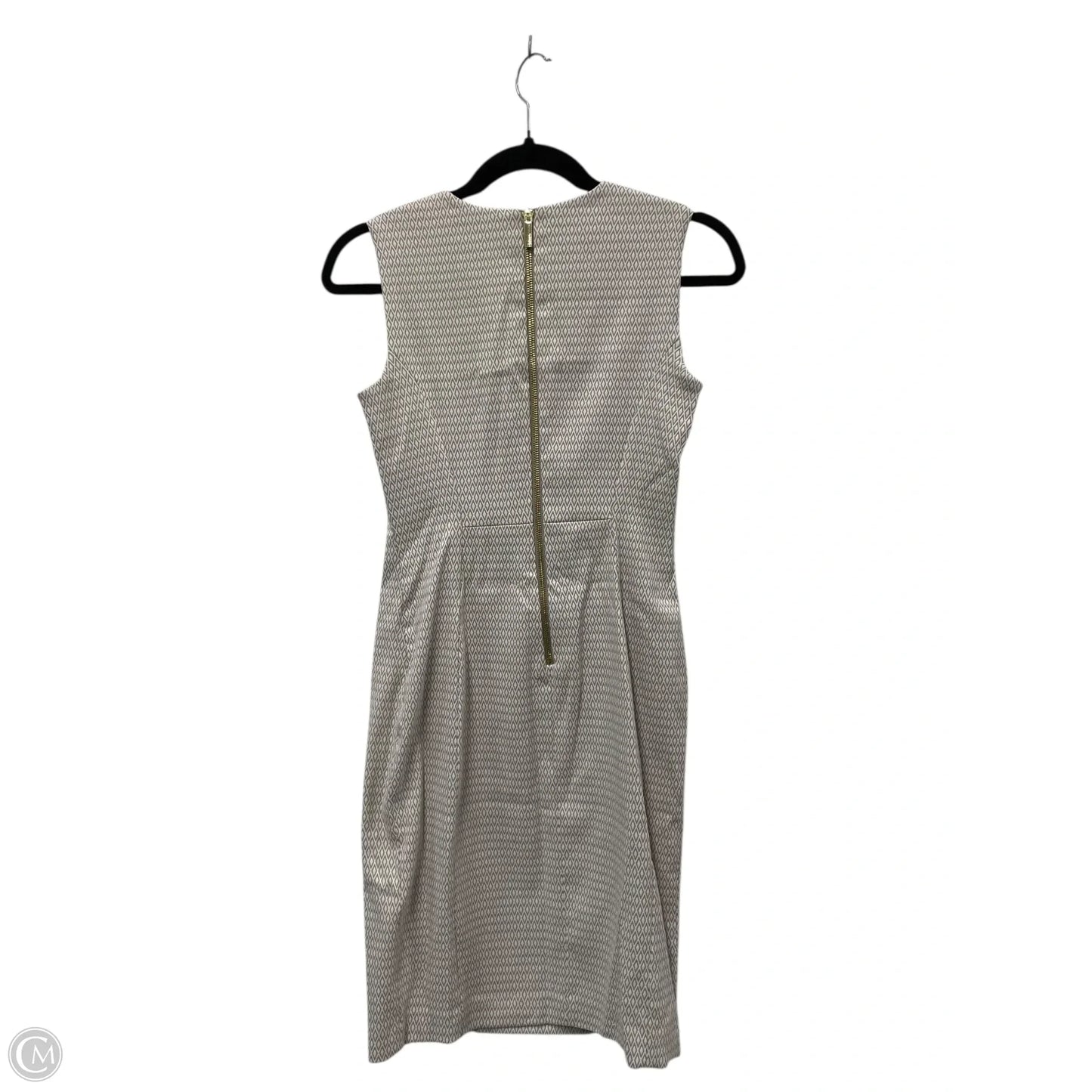 Dress Casual Short By Calvin Klein In Green & White, Size: 4p