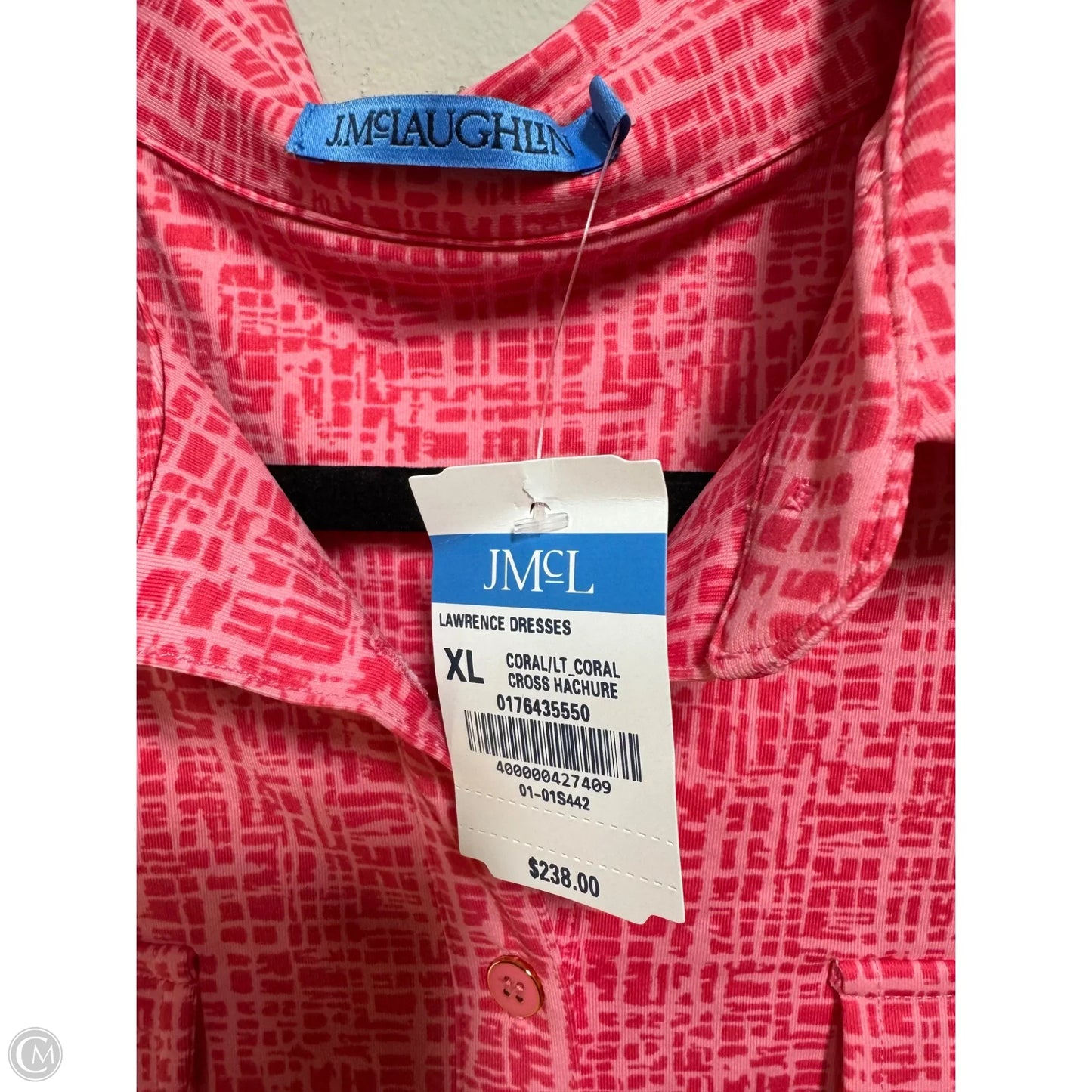 Dress Casual Short By J Mclaughlin In Orange, Size: Xl