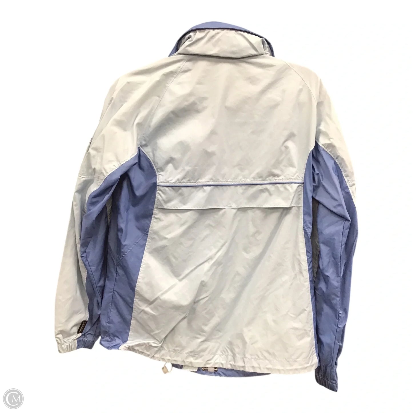 Jacket Windbreaker By Columbia In Blue, Size: M