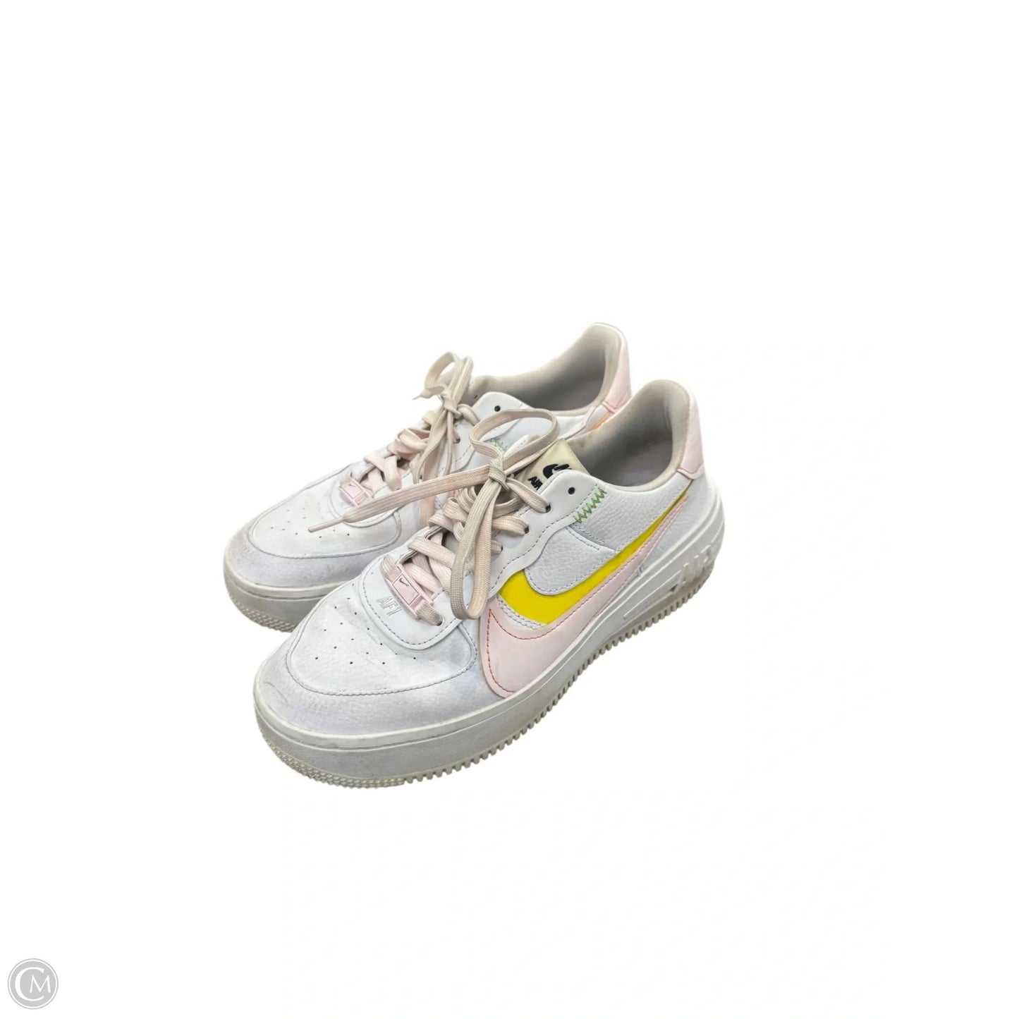 Shoes Sneakers By Nike In Pink & White, Size: 8.5