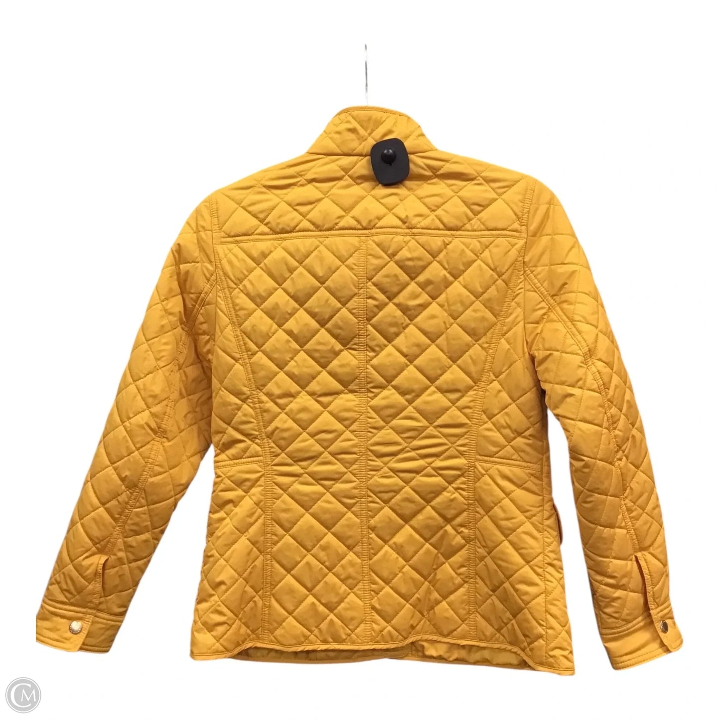 Jacket Puffer & Quilted By Talbots In Gold, Size: Sp