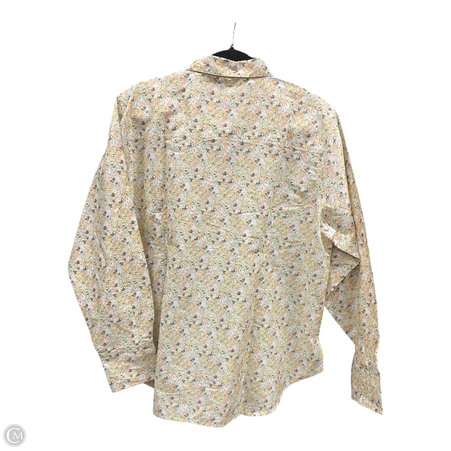Top Long Sleeve By Clothes Mentor In Floral Print, Size: L