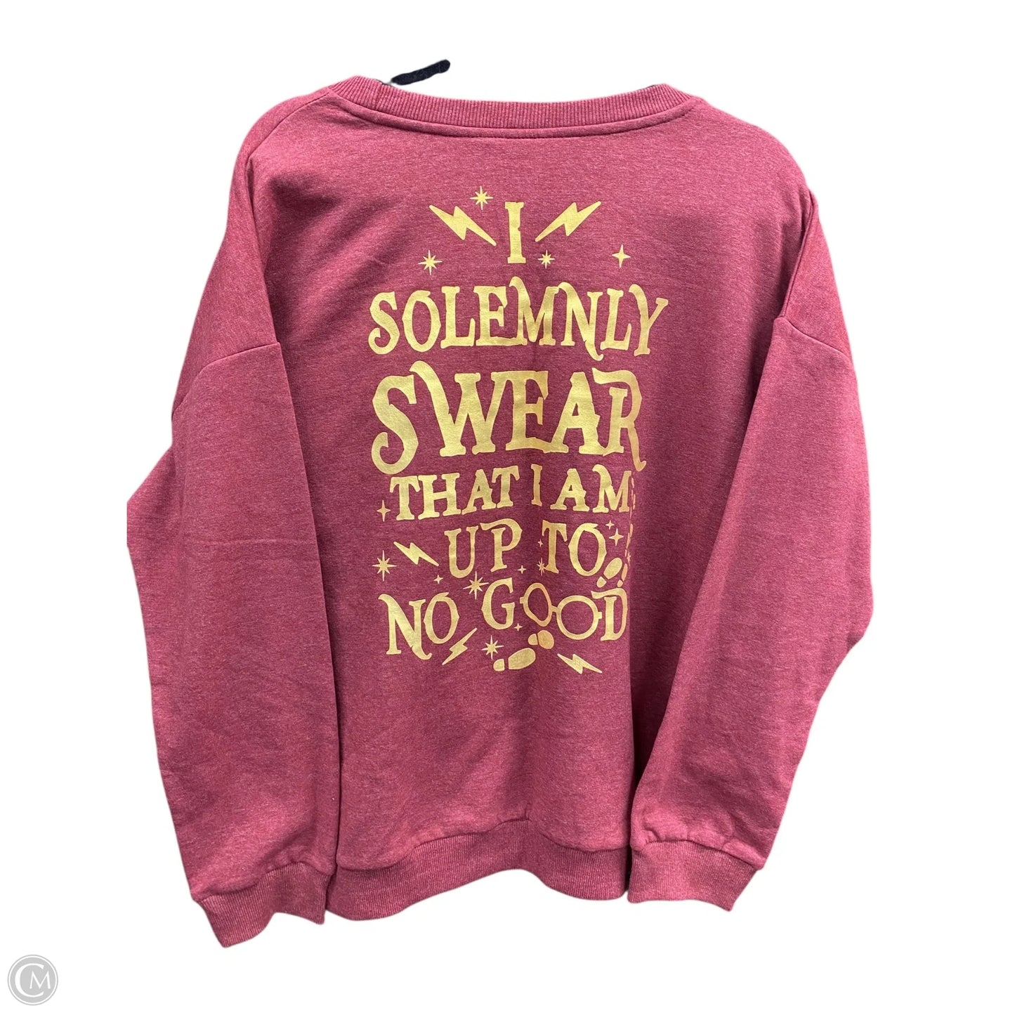 Sweatshirt Crewneck By Clothes Mentor In Maroon, Size: Xl