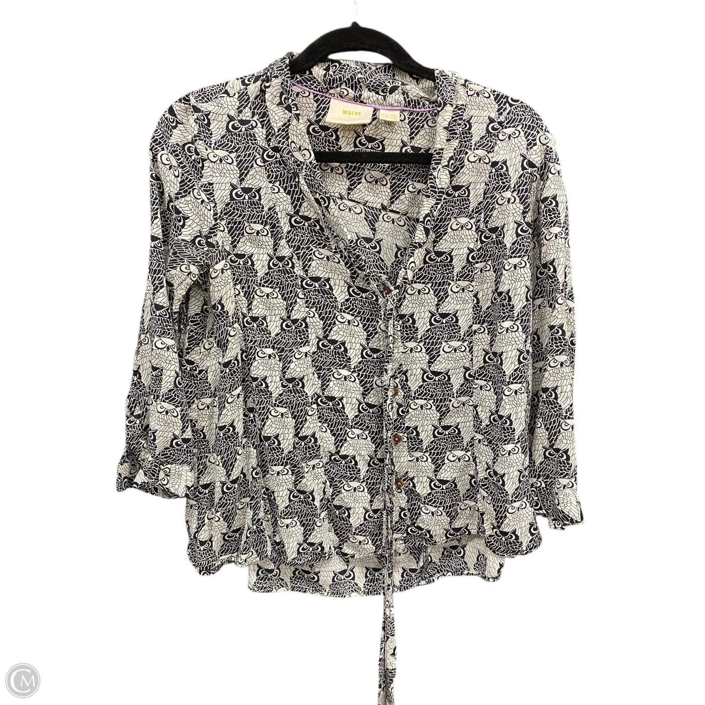 Blouse 3/4 Sleeve By Maeve In Animal Print, Size: 10