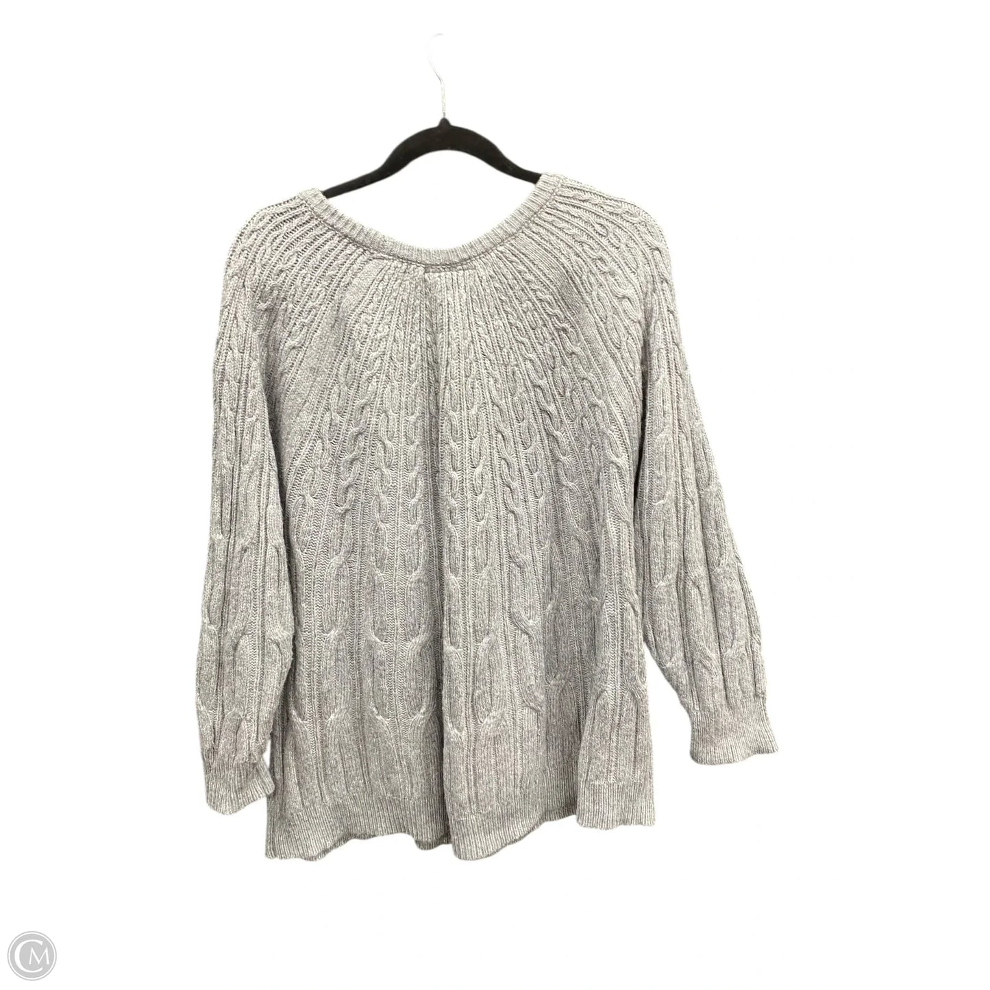Sweater By Lane Bryant In Grey, Size: 3x