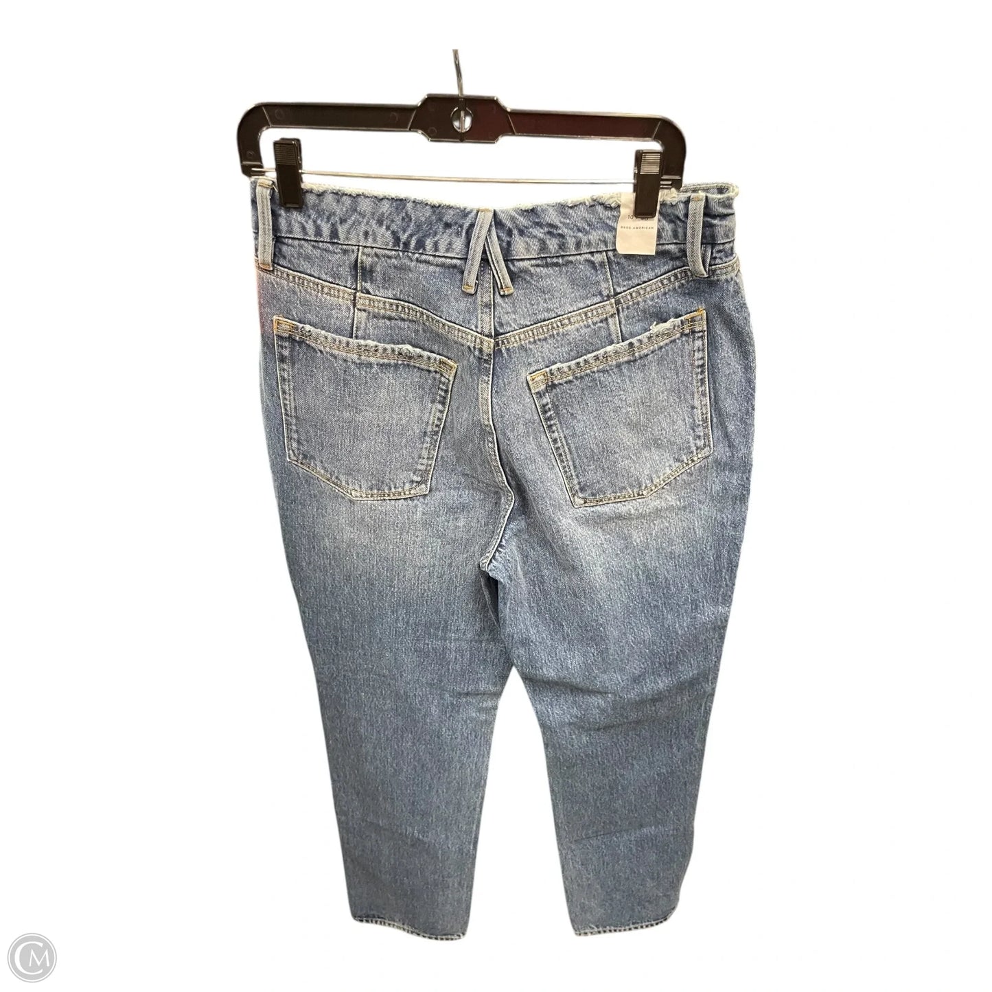 Jeans Straight By Good American In Blue, Size: 10