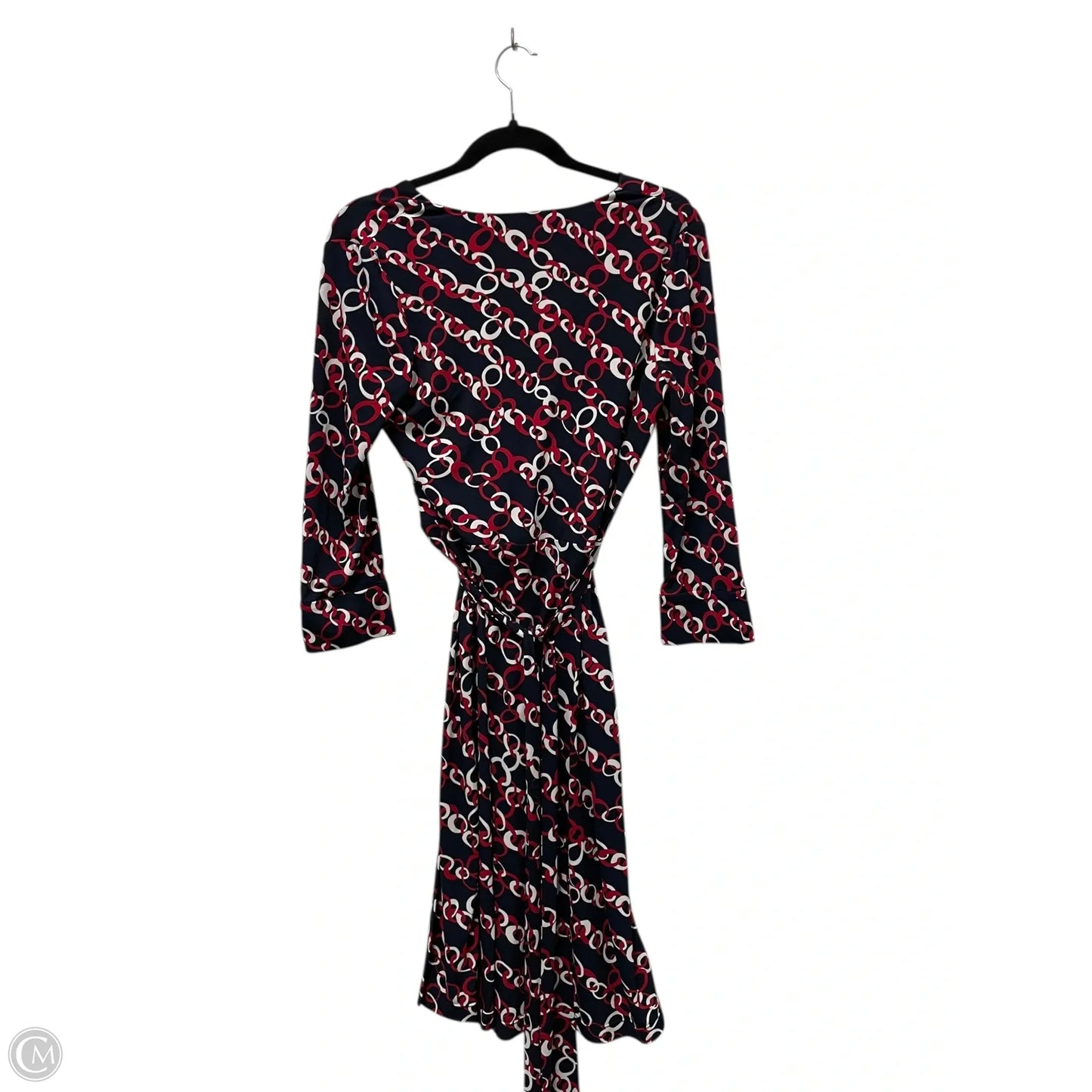 Dress Casual Short By Calvin Klein In Blue & Red & White, Size: 6