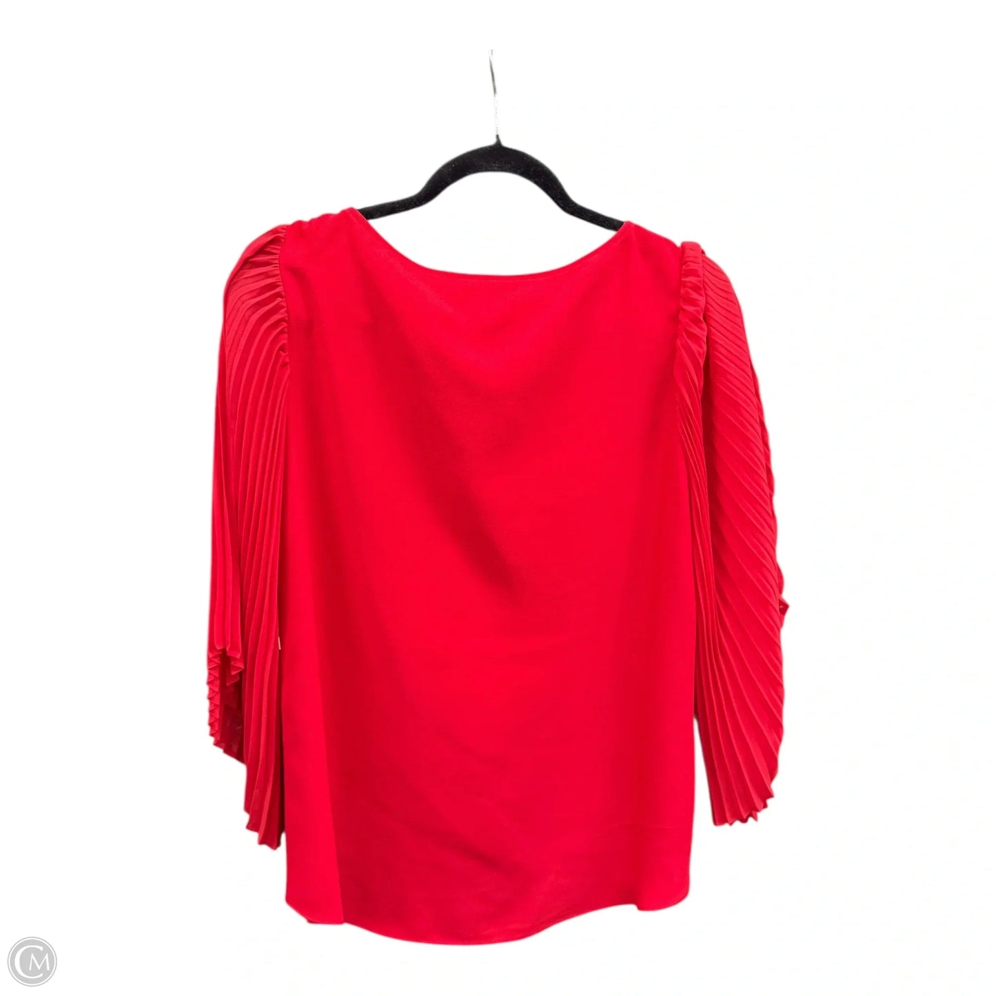 Blouse 3/4 Sleeve By Alfani In Red, Size: 4