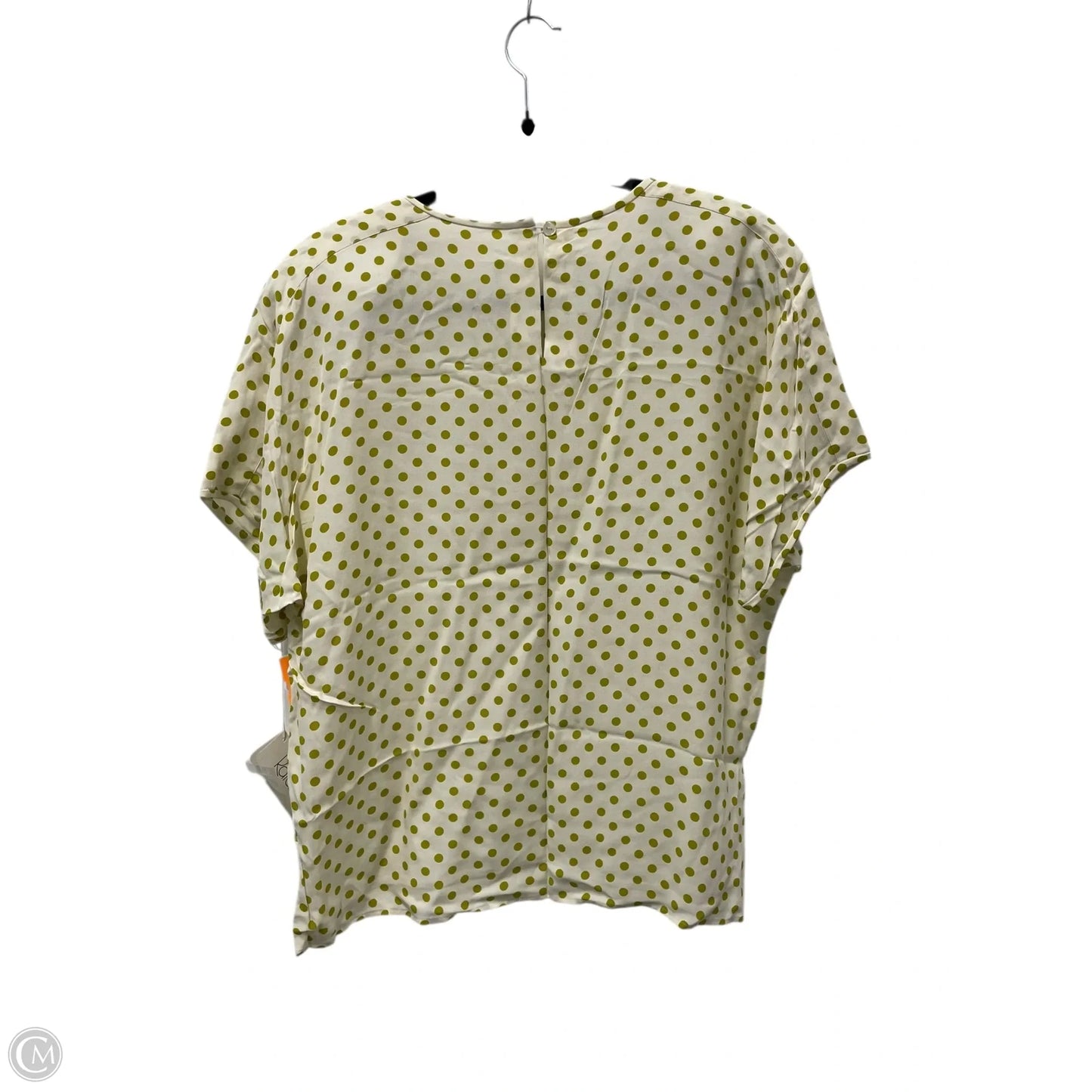 Top Short Sleeve By Rafaella In Polkadot Pattern, Size: L