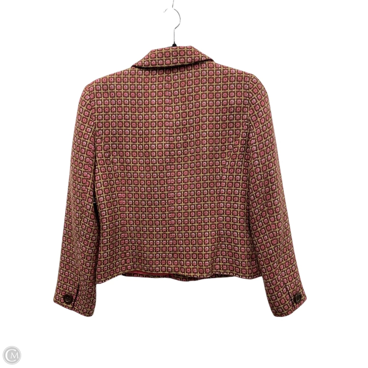 Blouse Long Sleeve By Clothes Mentor In Geometric Pattern, Size: 4p