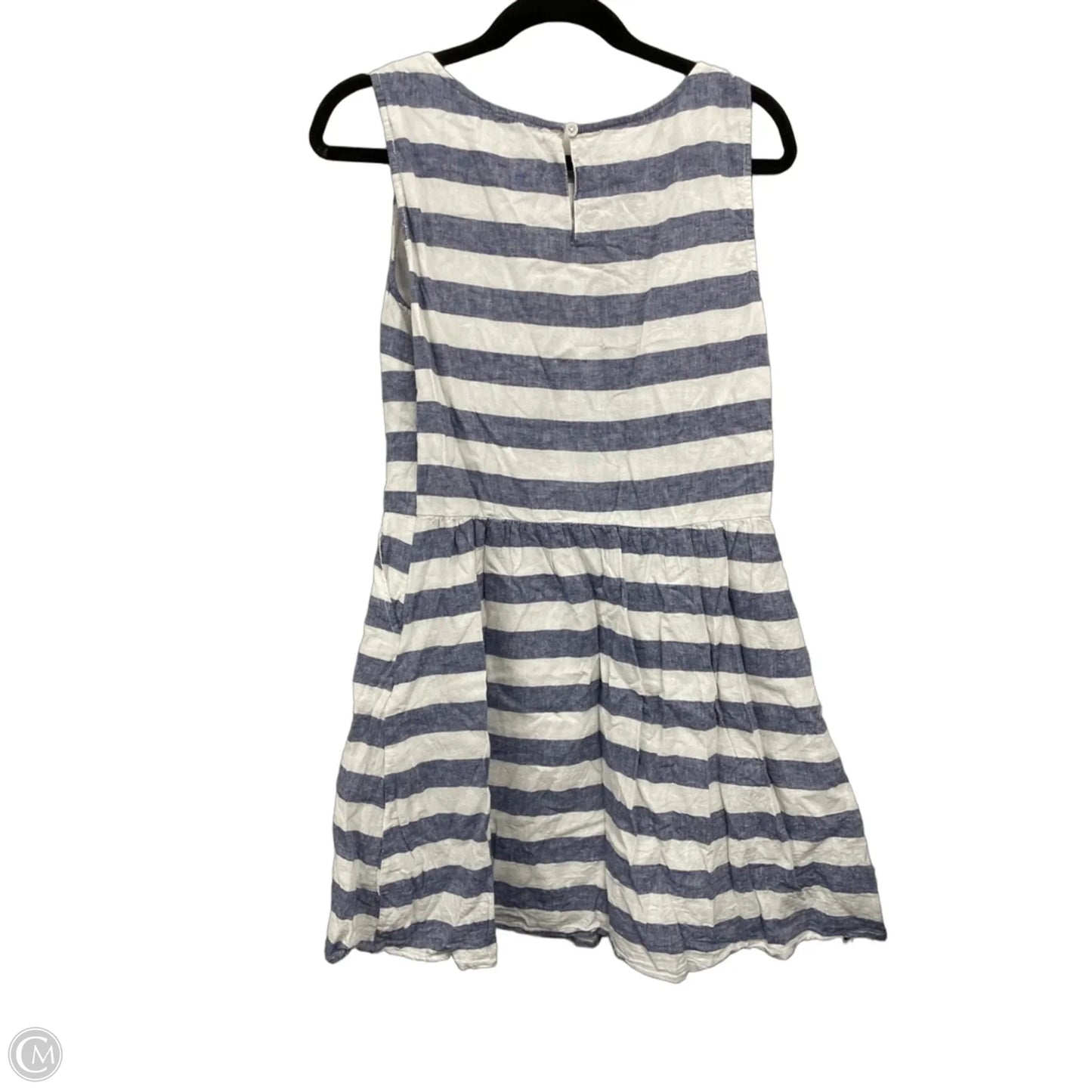 Dress Casual Short By Beachlunchlounge In Blue & White, Size: L