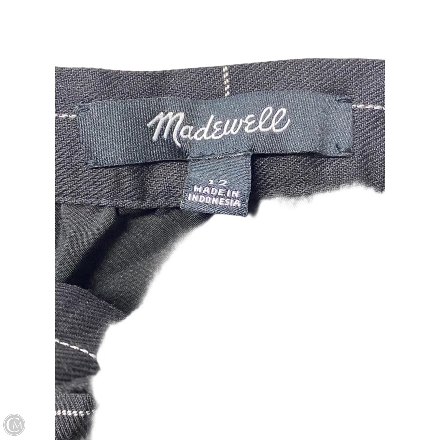 Skirt Mini & Short By Madewell In Black & White, Size: 12
