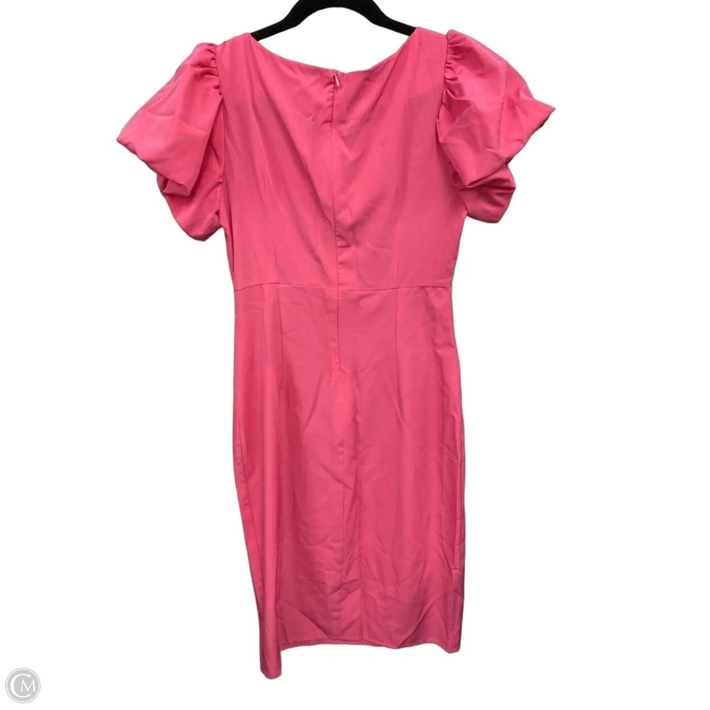 Dress Casual Midi By Shein In Pink, Size: M