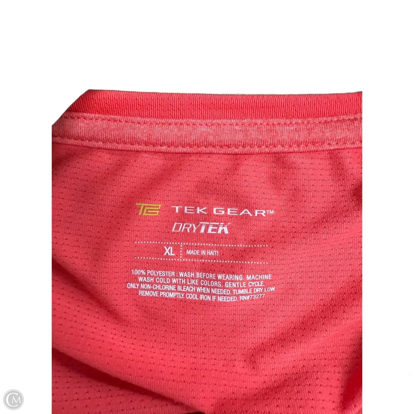 Athletic Tank Top By Tek Gear In Orange, Size: Xl