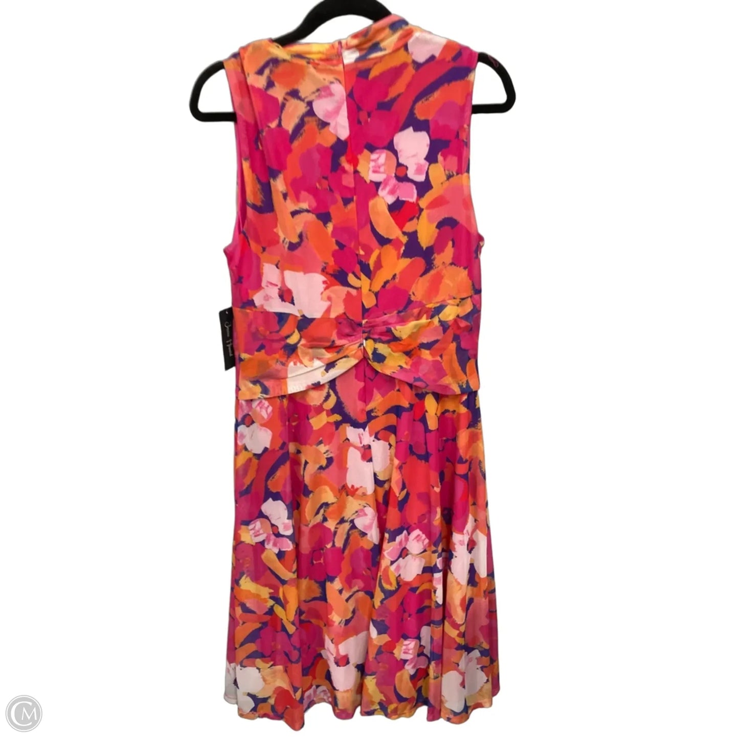 Dress Casual Midi By Jessica Howard In Pink & Purple, Size: 14p