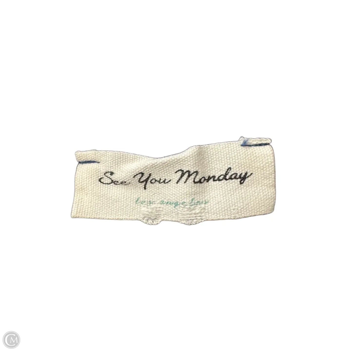Pants Wide Leg By See You Monday In Blue & White, Size: M