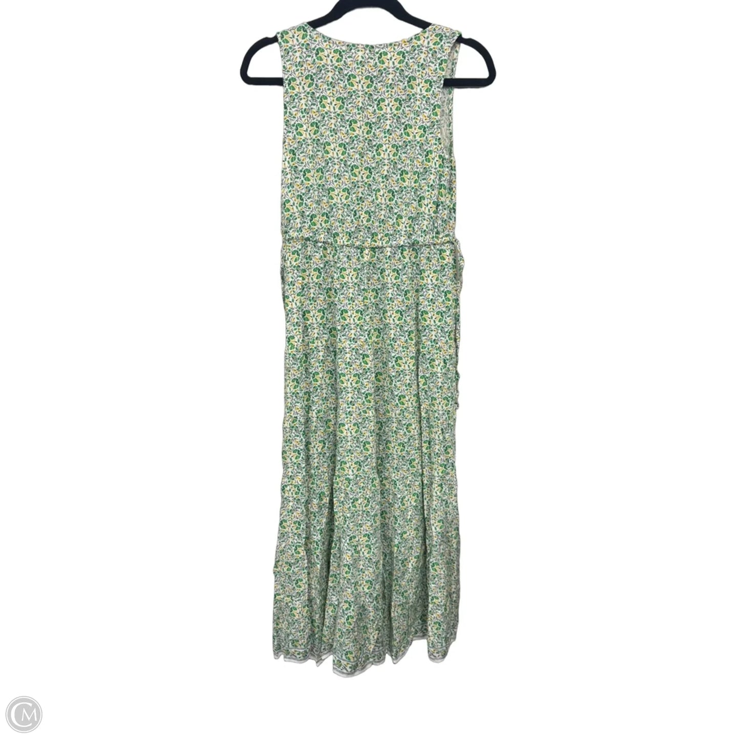 Dress Casual Maxi By Max Studio In Green & White, Size: S