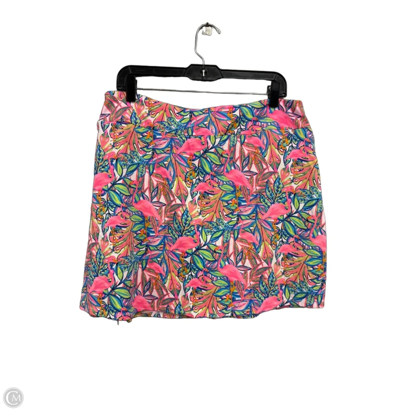 Skort By Lulu B In Blue & Pink, Size: L