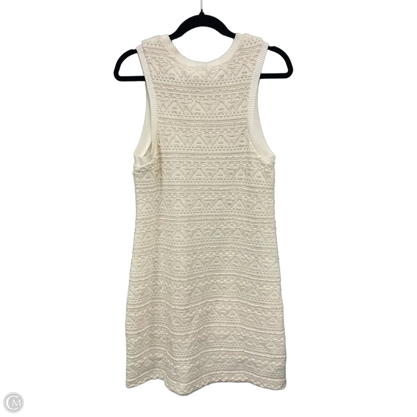 Dress Casual Short By Anthropologie In Cream, Size: L
