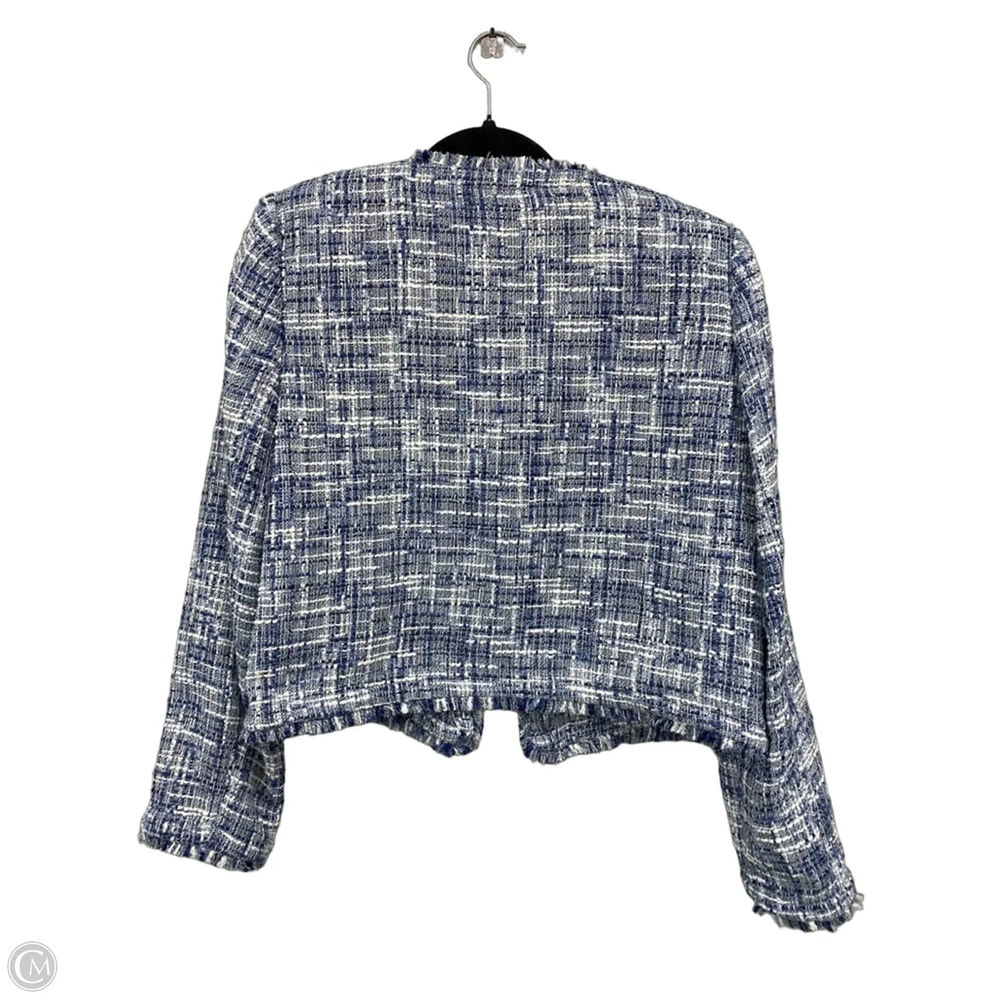 Blazer By Calvin Klein In Blue & White, Size: 14p