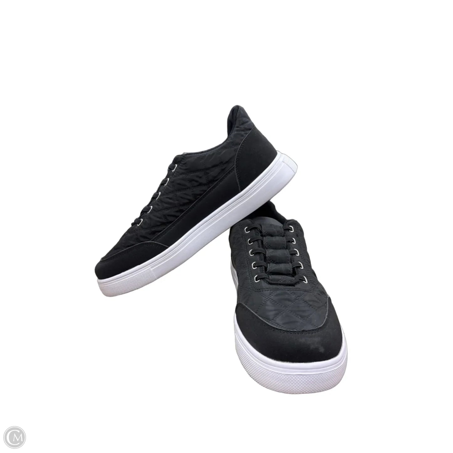 Shoes Sneakers By Clothes Mentor In Black & White, Size: 10.5