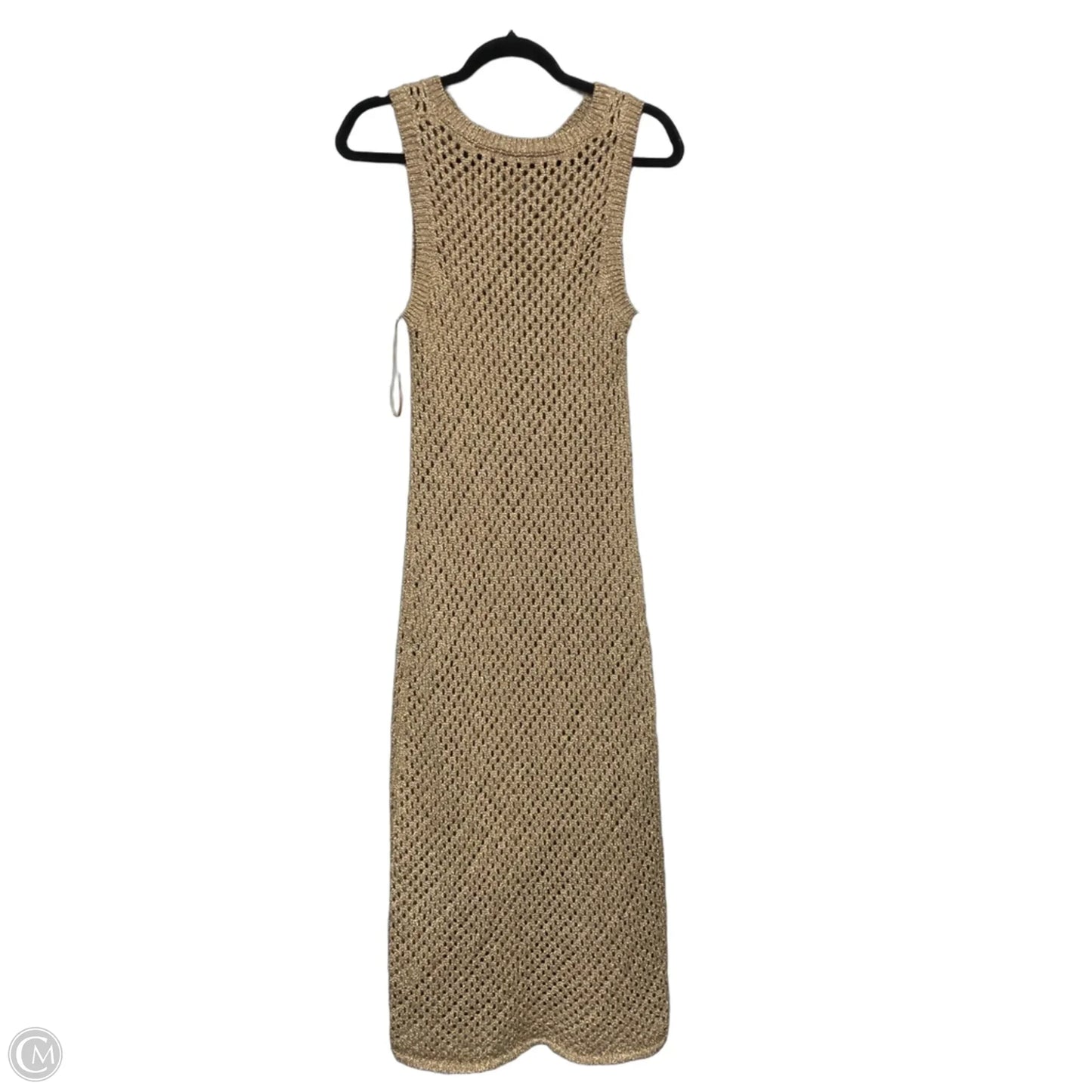 Dress Casual Maxi By House Of Harlow In Gold, Size: L