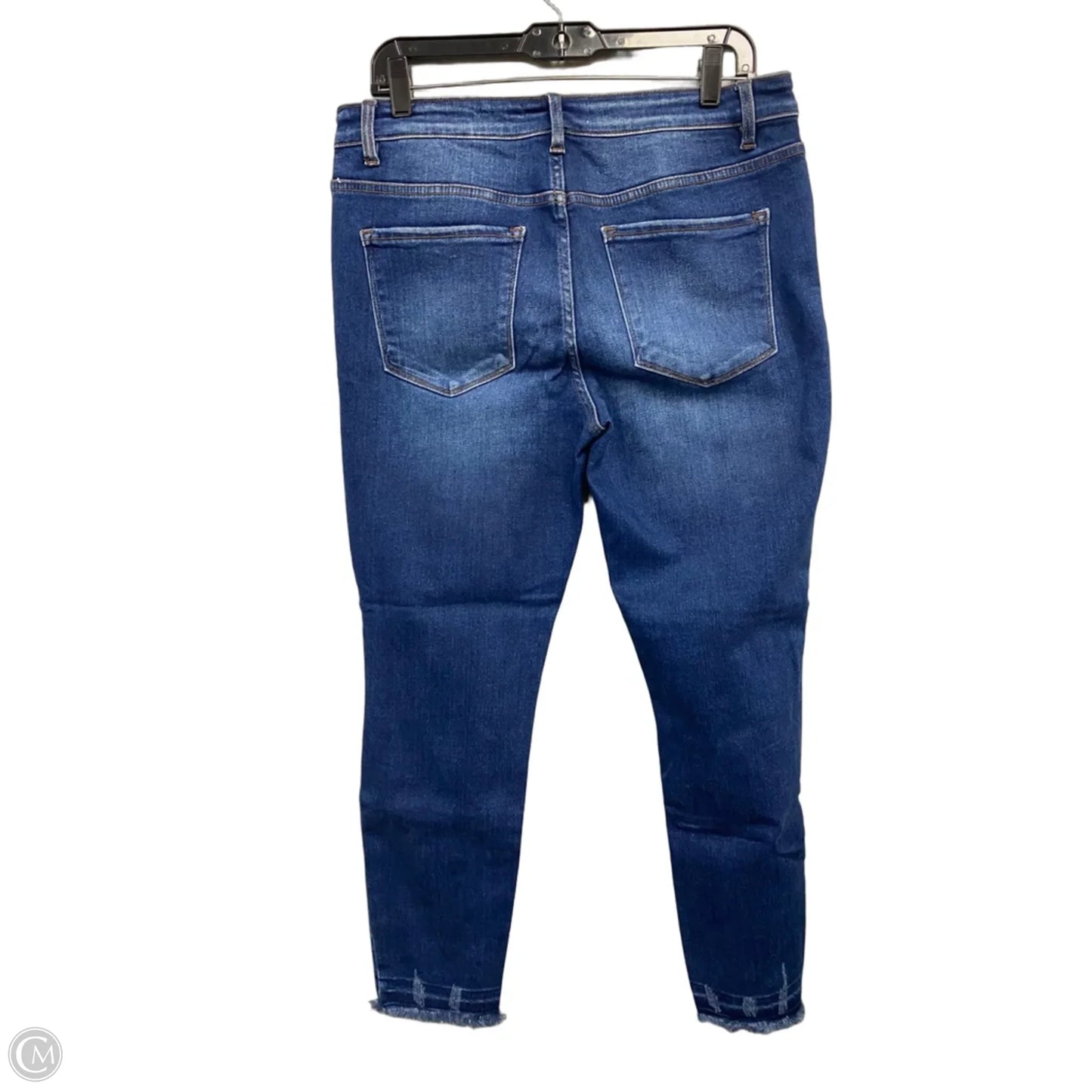 Jeans Skinny By Vervet In Blue Denim, Size: 12