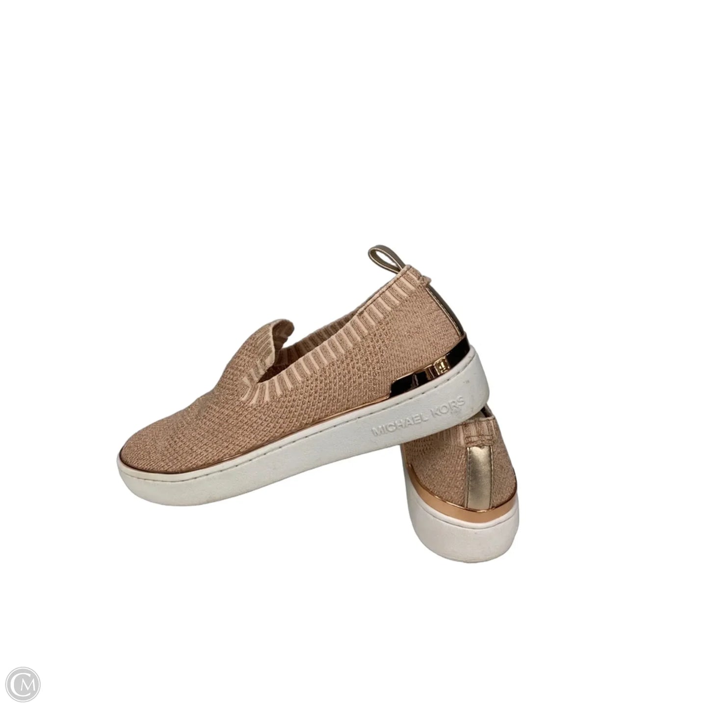 Shoes Flats By Michael By Michael Kors In Pink & White, Size: 7