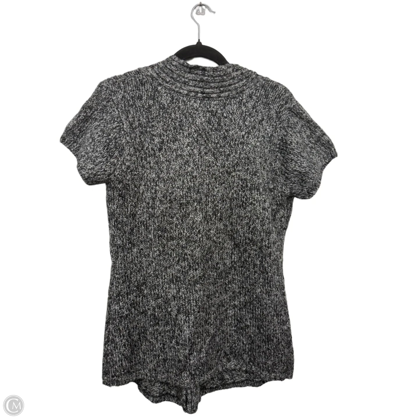 Sweater Short Sleeve By Style And Company In Grey, Size: M
