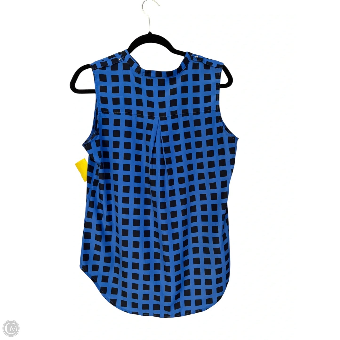 Blouse Sleeveless By New York And Co In Geometric Pattern, Size: M