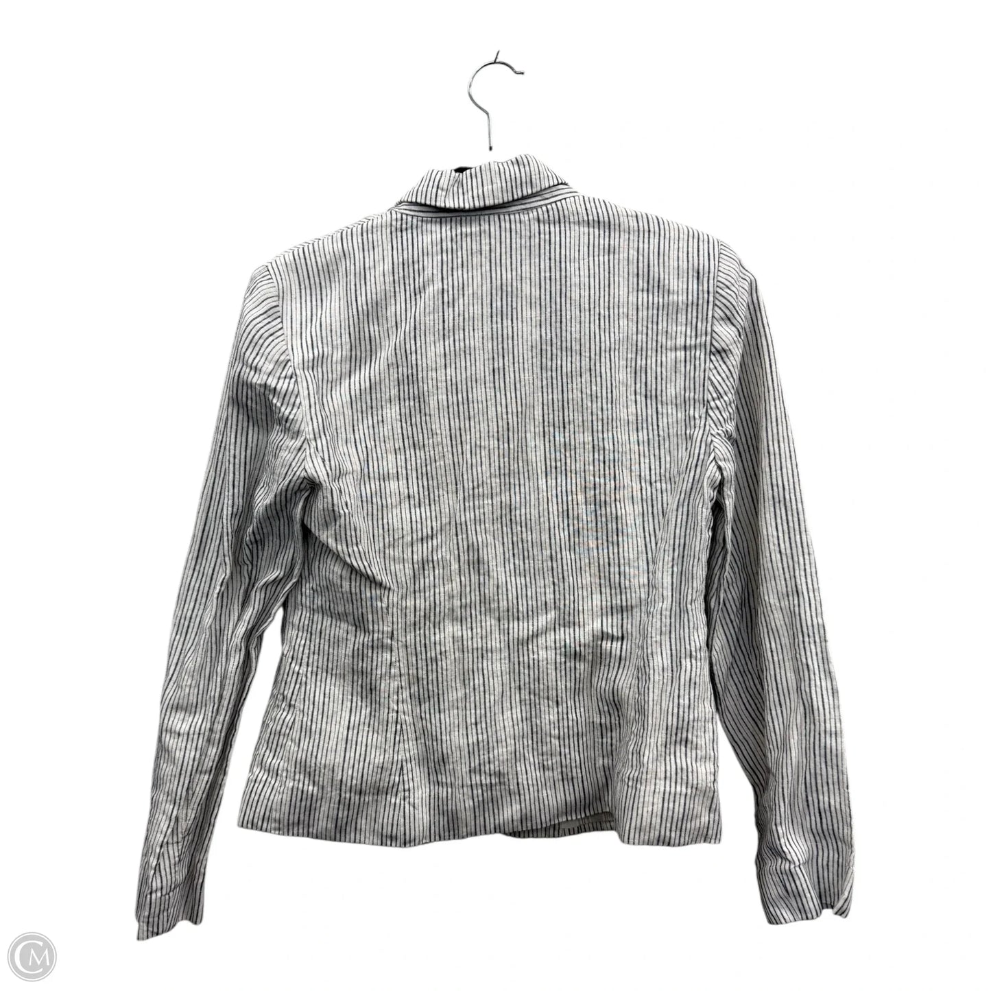 Blazer By Anthropologie In Striped Pattern, Size: 6