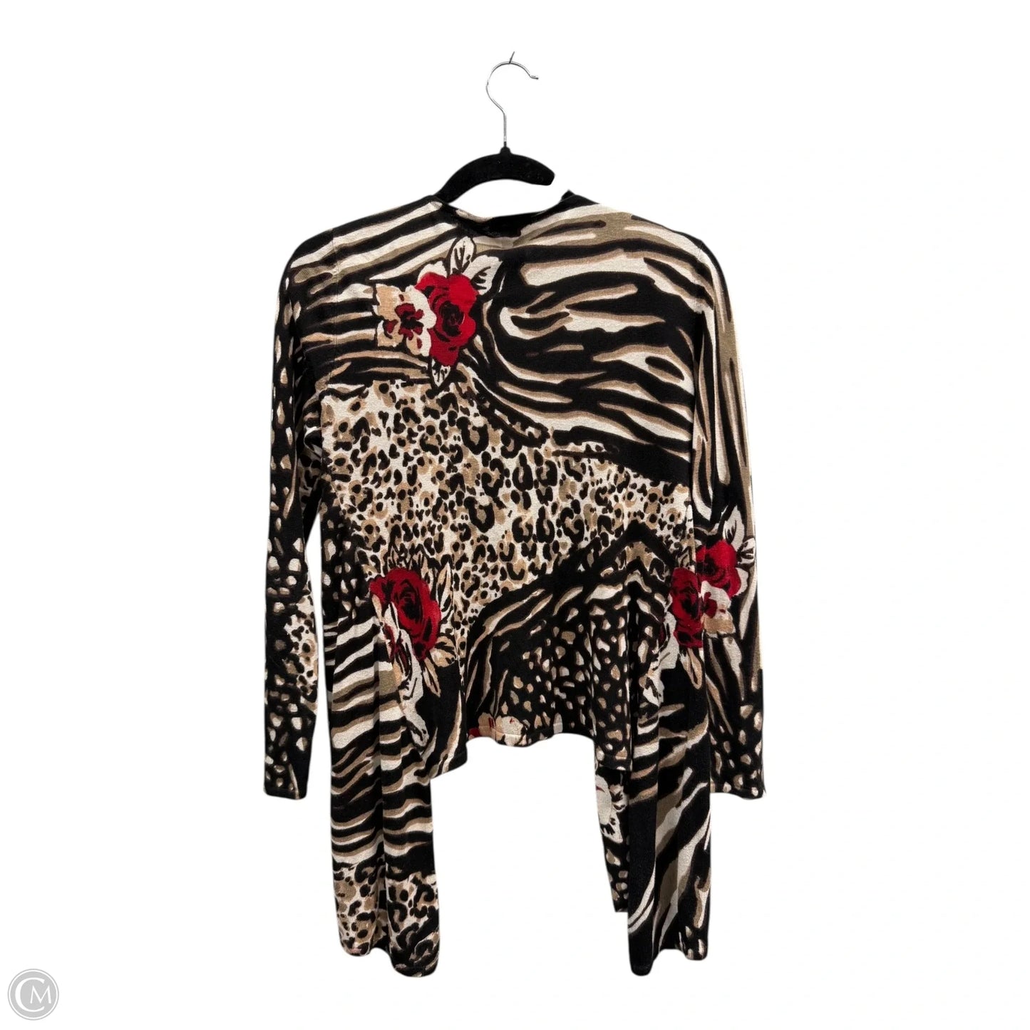 Cardigan By Cache In Animal Print, Size: Xs