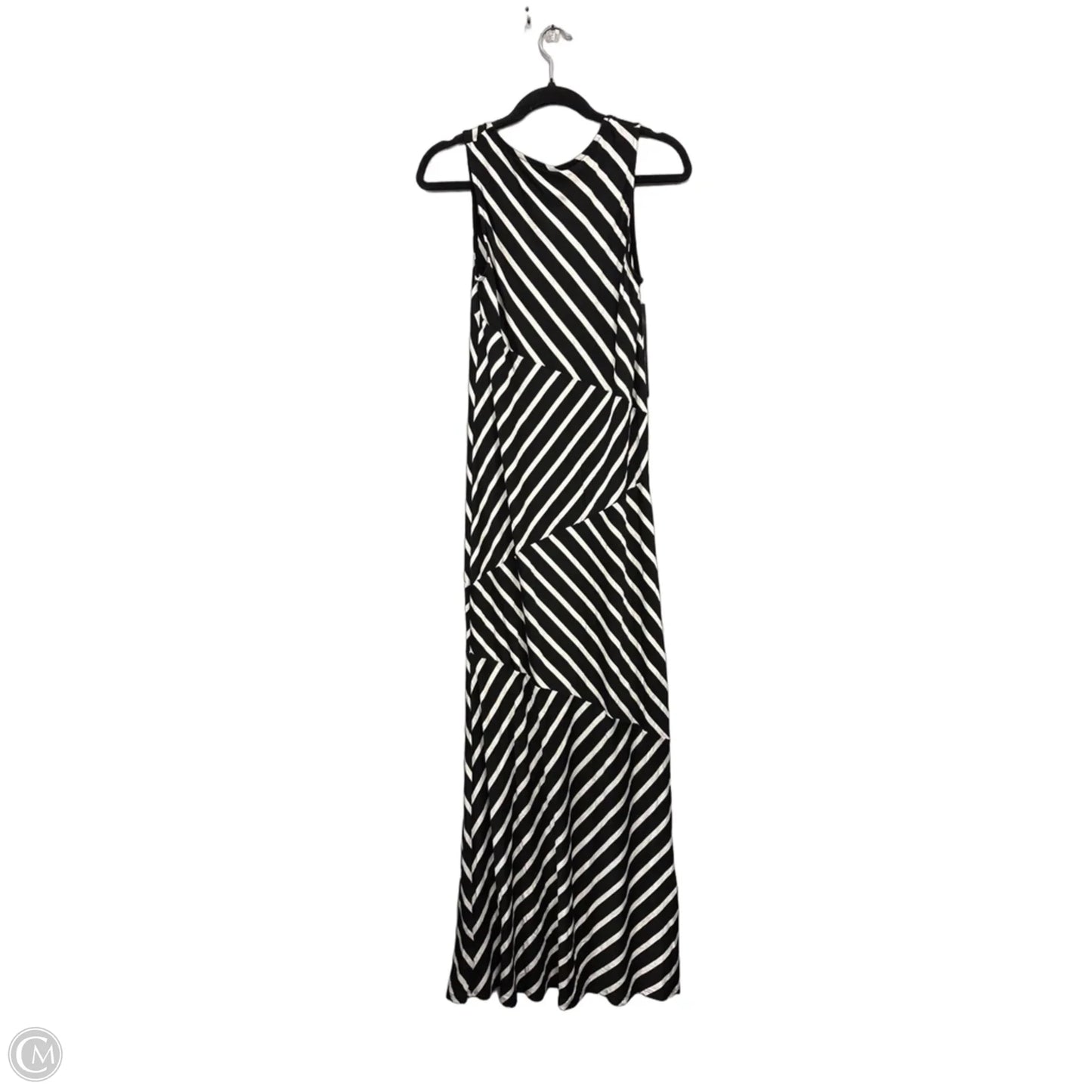 Dress Casual Maxi By Clothes Mentor In Black & White, Size: M