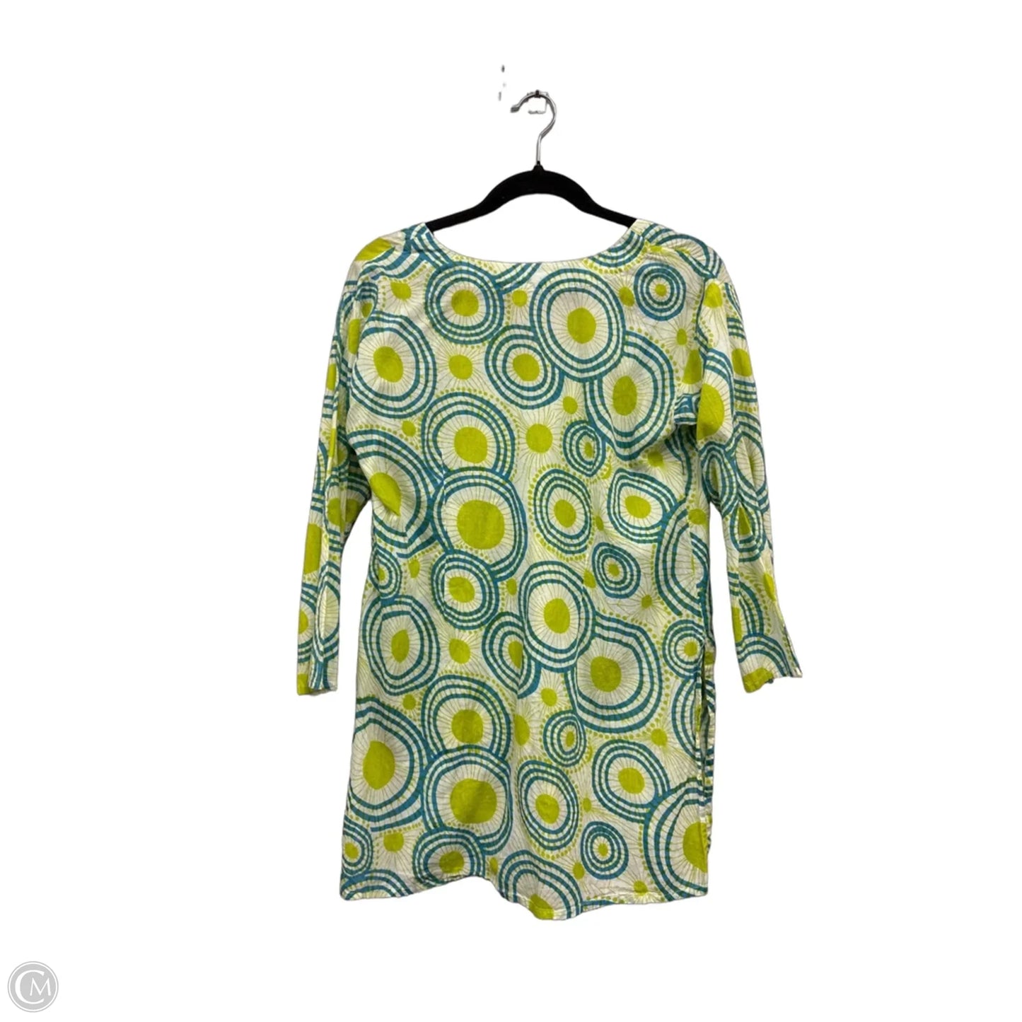 Swimwear Cover-up By Clothes Mentor In Blue & Green, Size: S