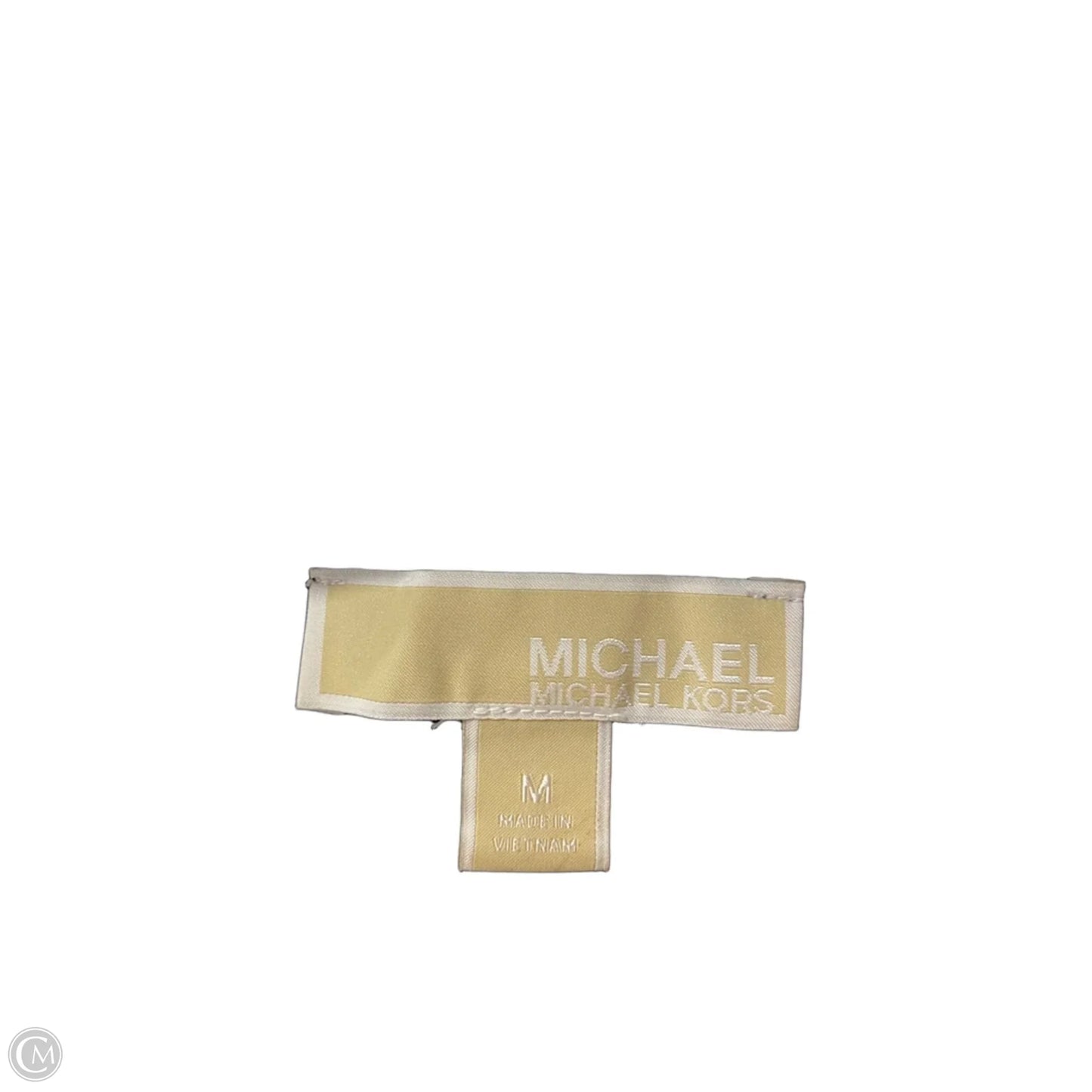 Blouse Short Sleeve By Michael By Michael Kors In Black, Size: M