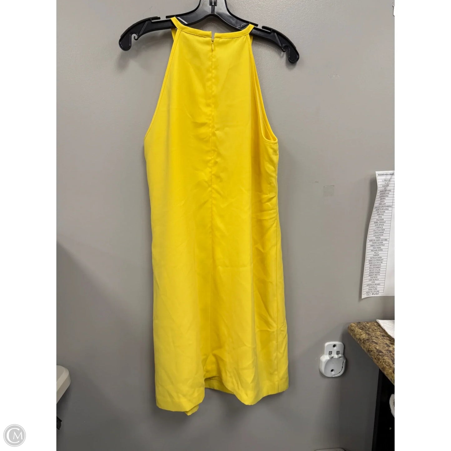 Dress Casual Short By Banana Republic In Yellow, Size: 14
