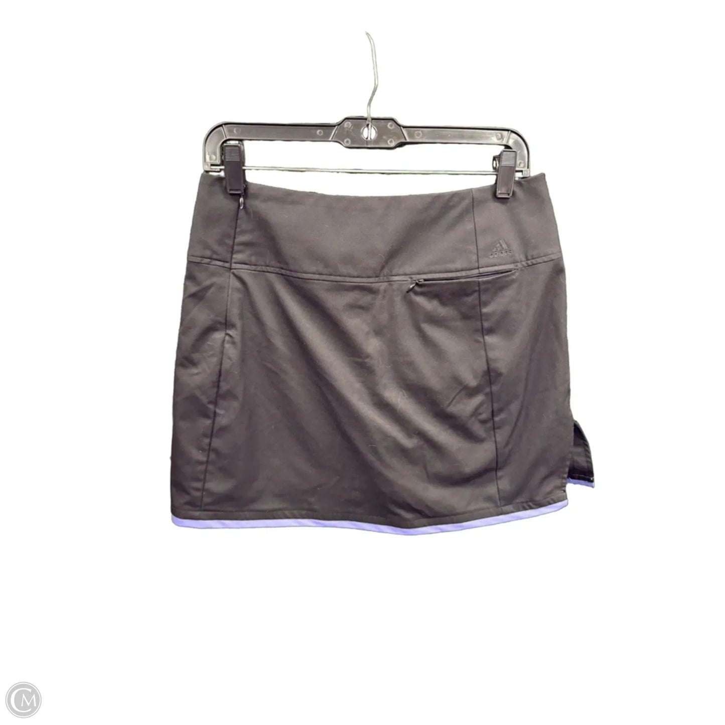 Athletic Skort By Adidas In Black, Size: 4