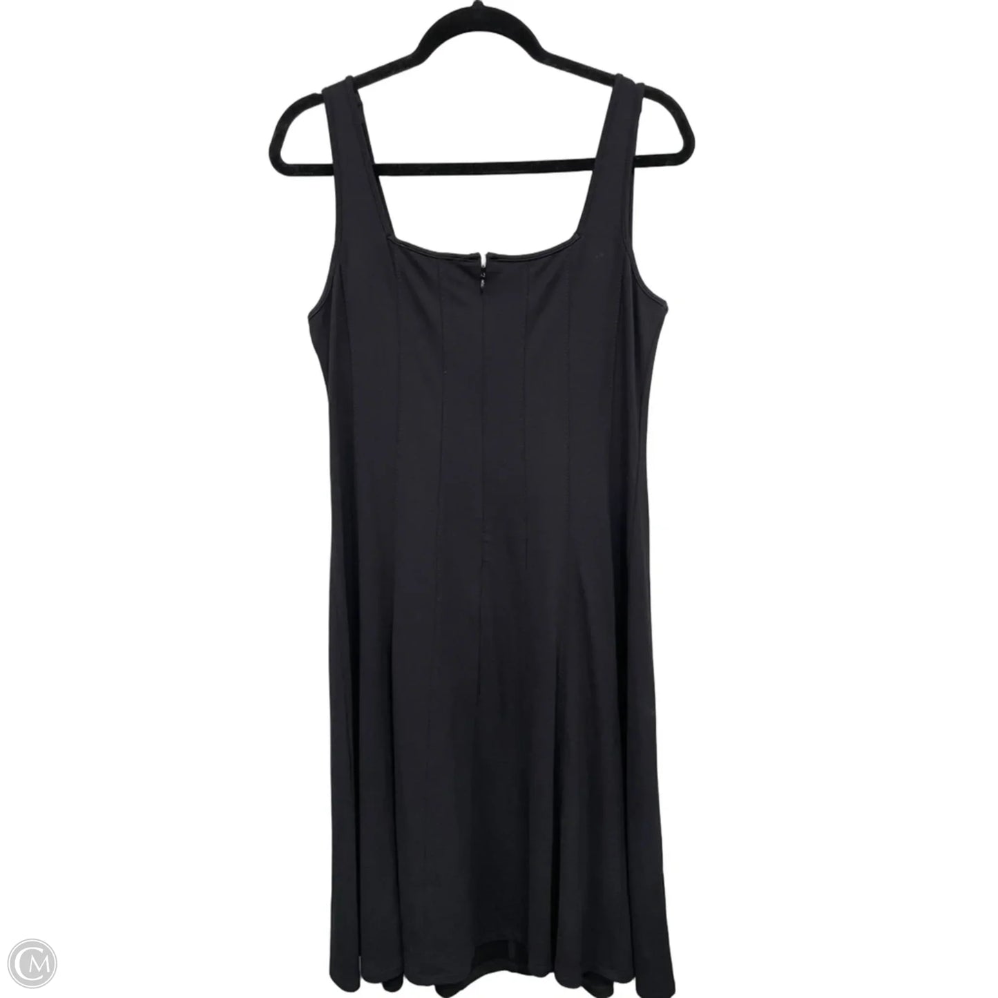 Dress Casual Midi By Loft In Black, Size: 10