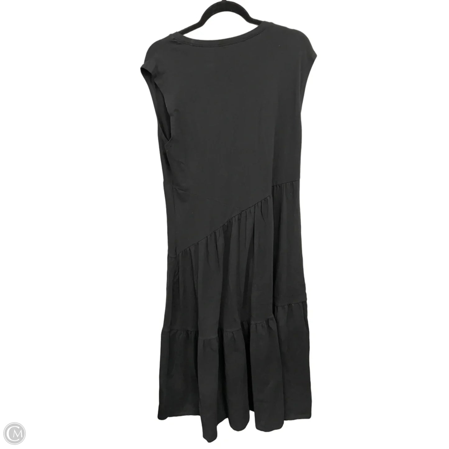 Dress Casual Maxi By Dkny In Black, Size: L