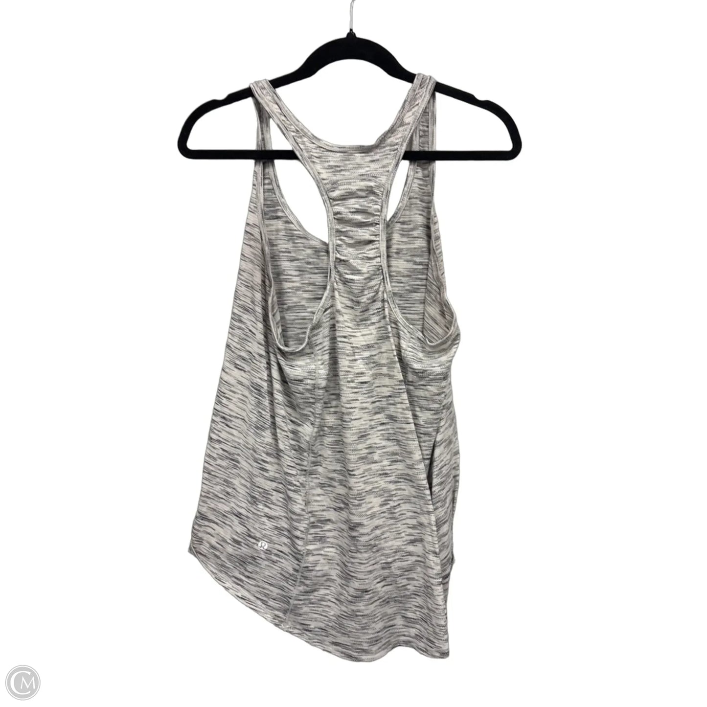 Athletic Tank Top By Lululemon In Striped Pattern, Size: L