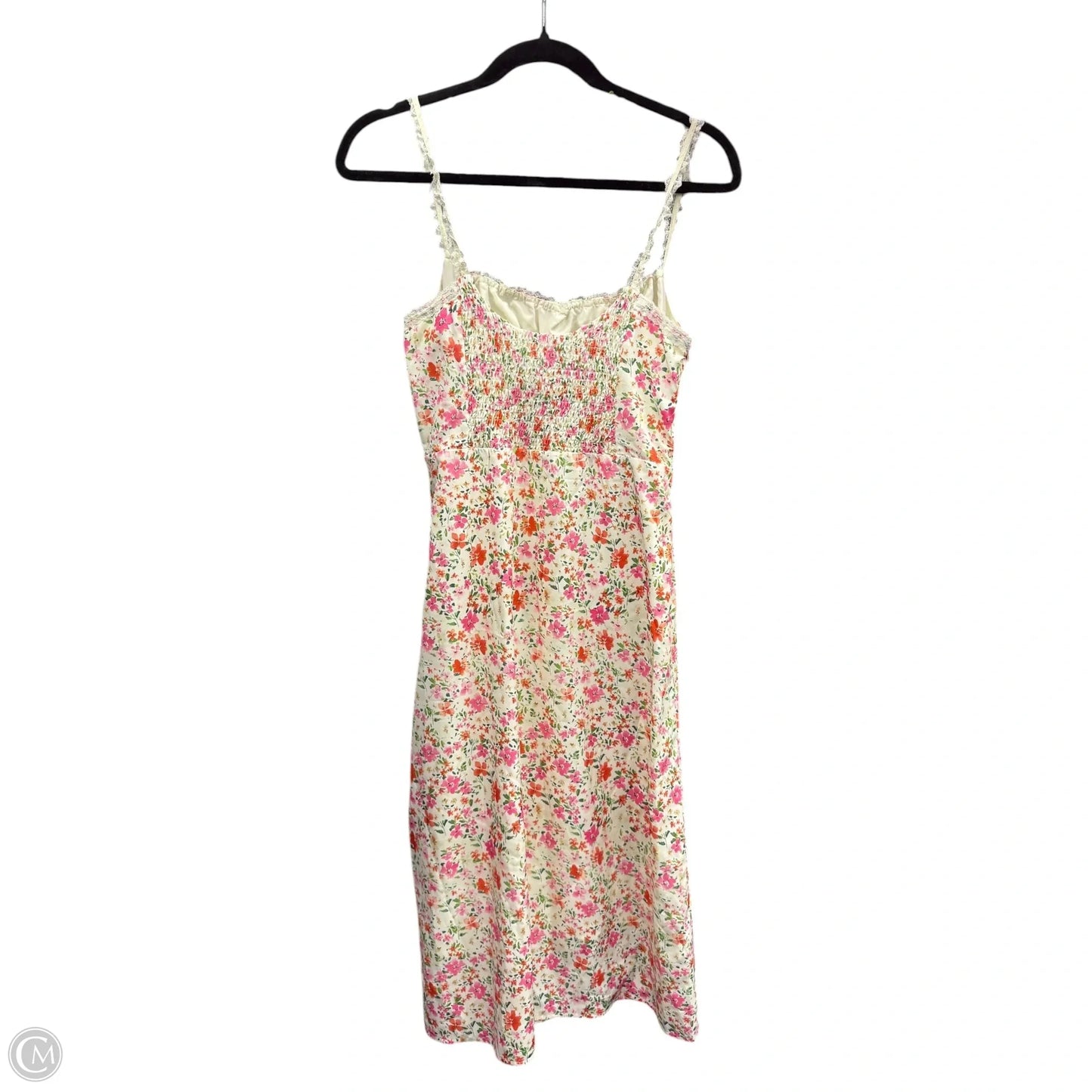 Dress Casual Midi By Commense In Floral Print, Size: S