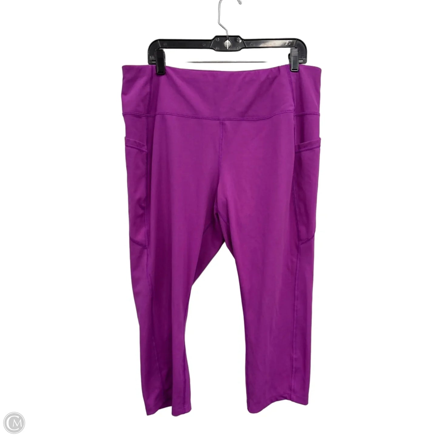 Athletic Leggings Capris By Avia In Purple, Size: 3x