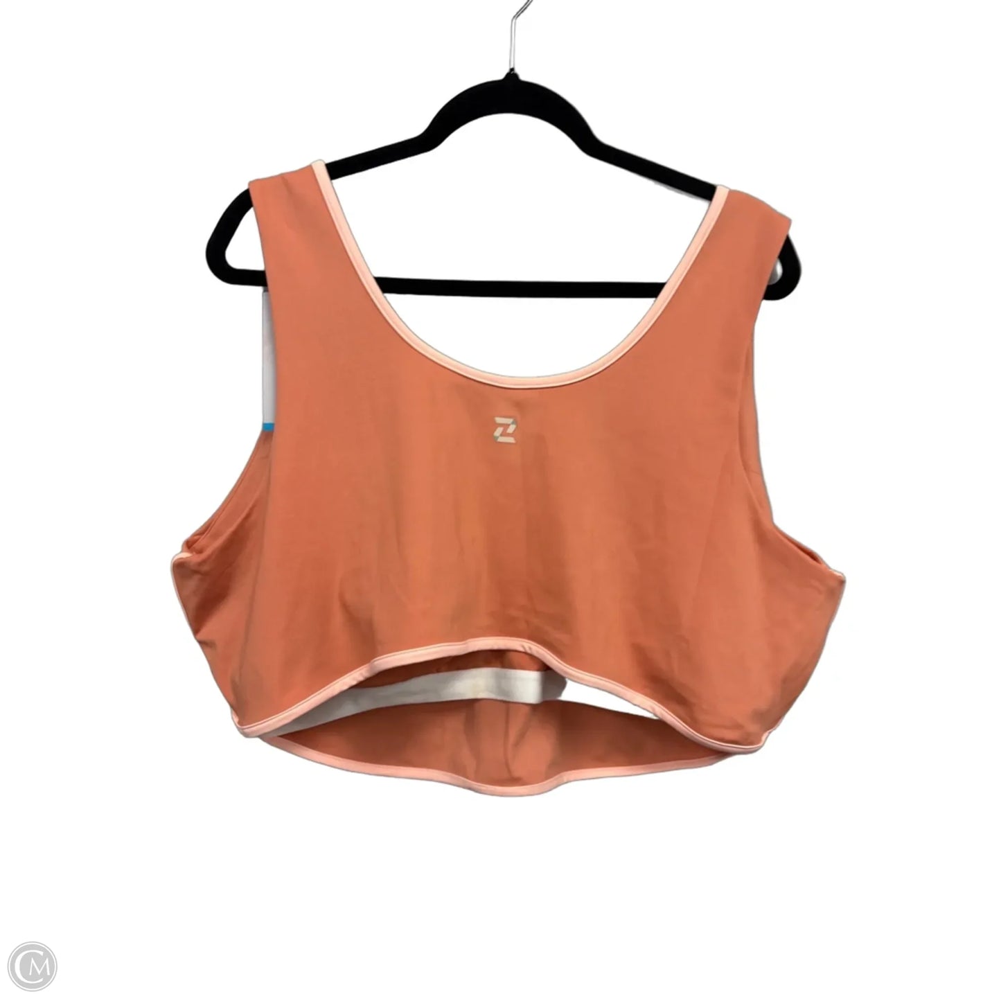 Athletic Bra By Zelos In Peach, Size: 3x